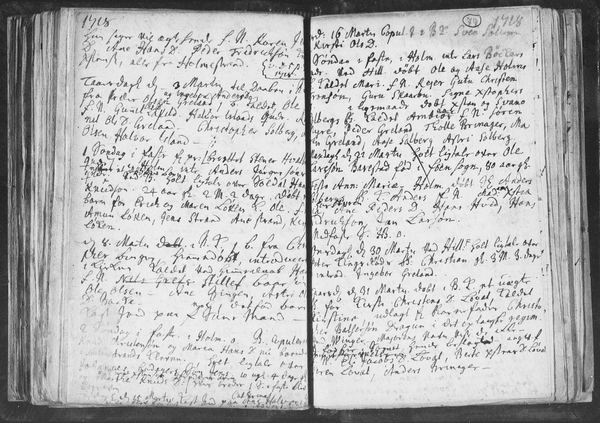 Botne kirkebøker, AV/SAKO-A-340/F/Fa/L0001b: Parish register (official) no. I 1B, 1707-1722, p. 79