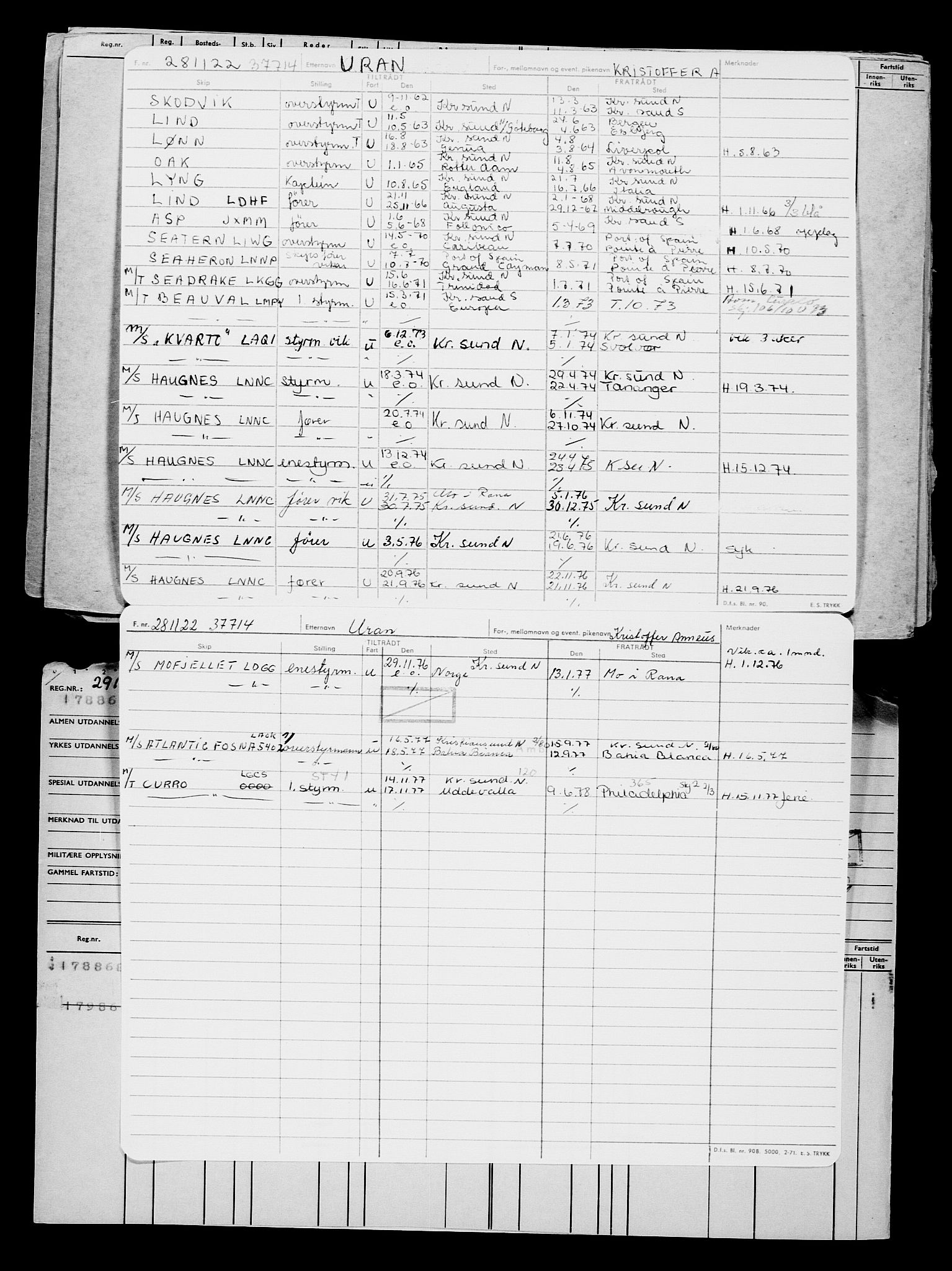 Direktoratet for sjømenn, AV/RA-S-3545/G/Gb/L0212: Hovedkort, 1922, p. 584