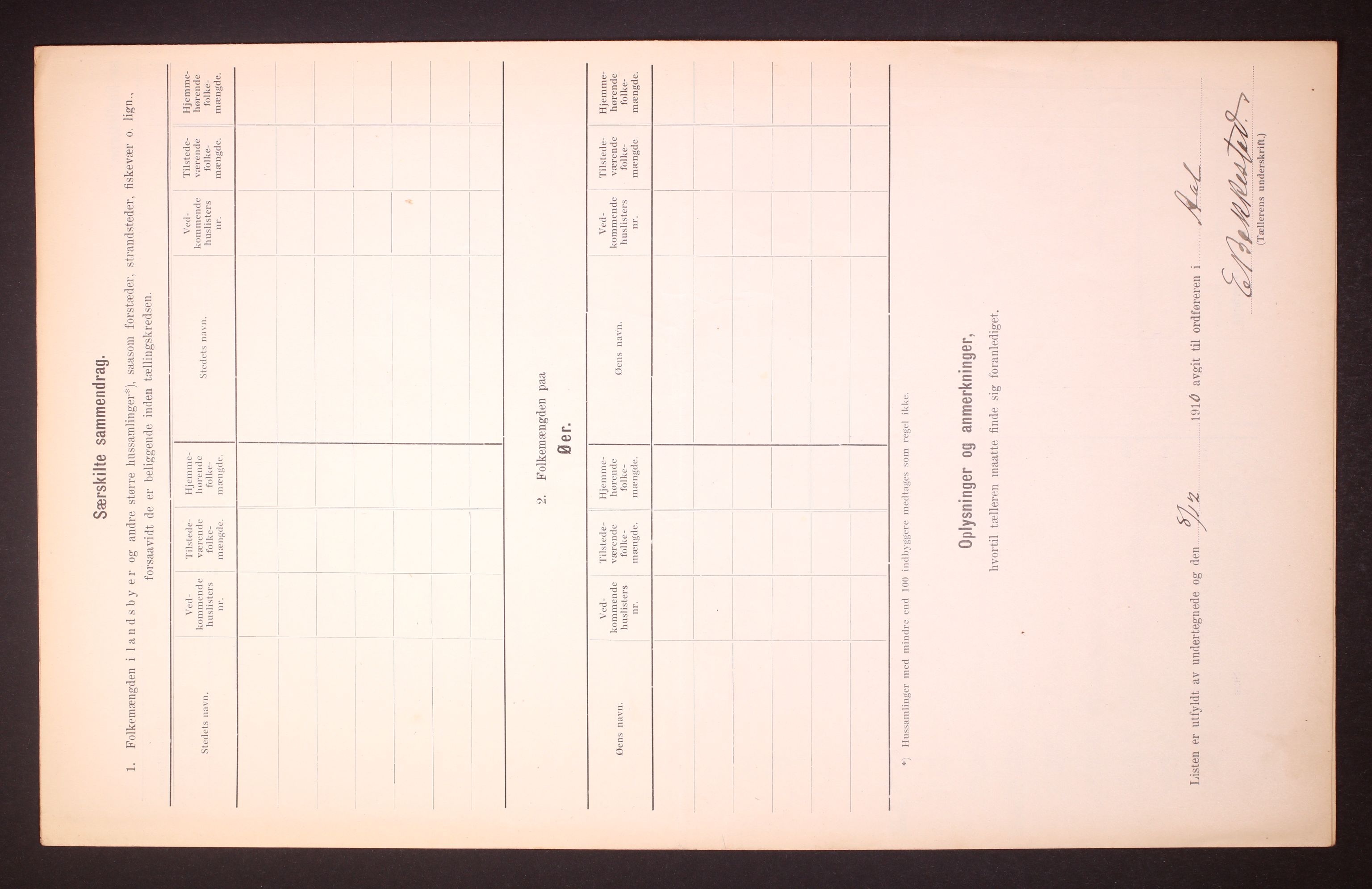 RA, 1910 census for Ål, 1910, p. 45