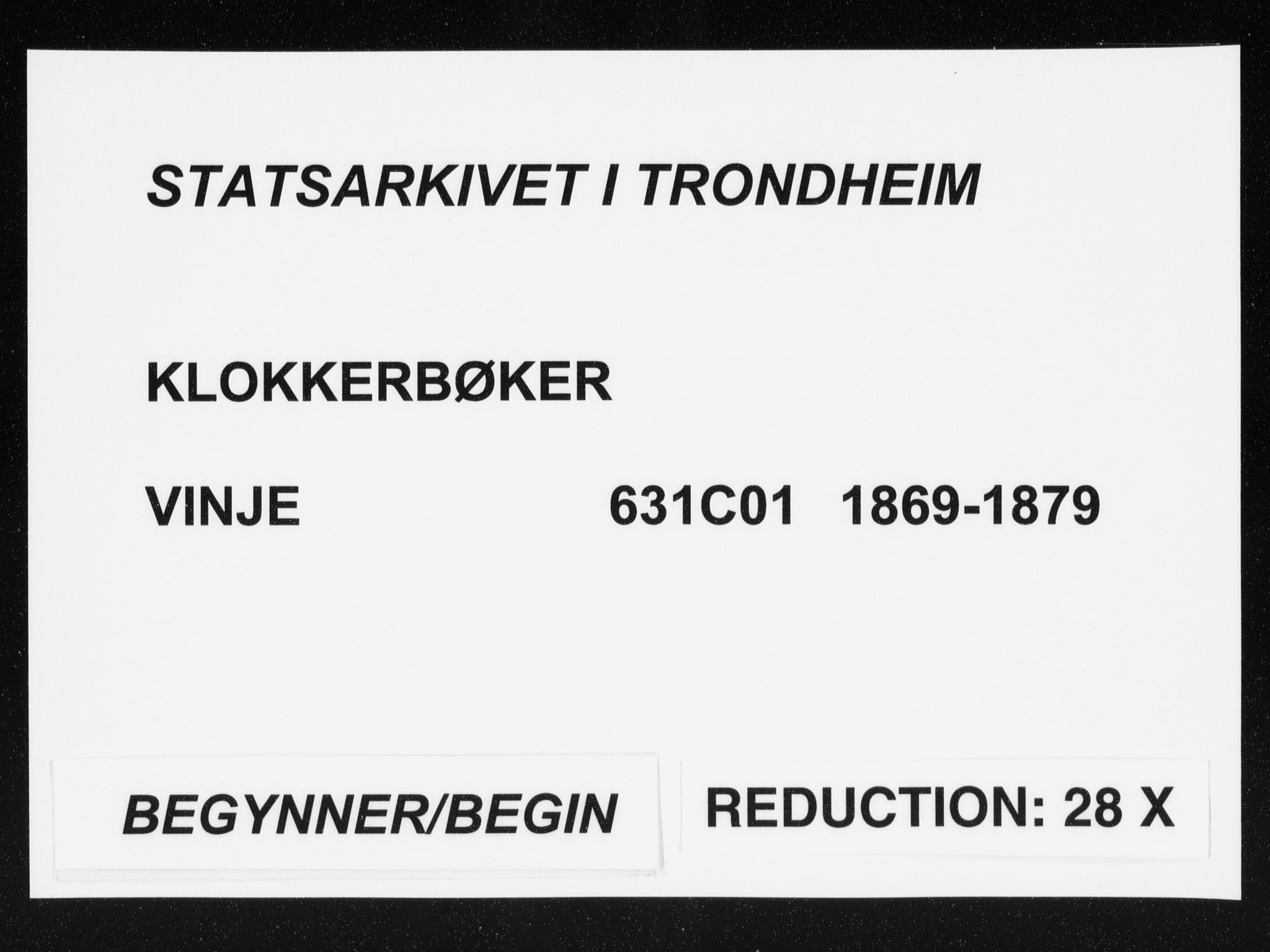 Ministerialprotokoller, klokkerbøker og fødselsregistre - Sør-Trøndelag, SAT/A-1456/631/L0513: Parish register (copy) no. 631C01, 1869-1879