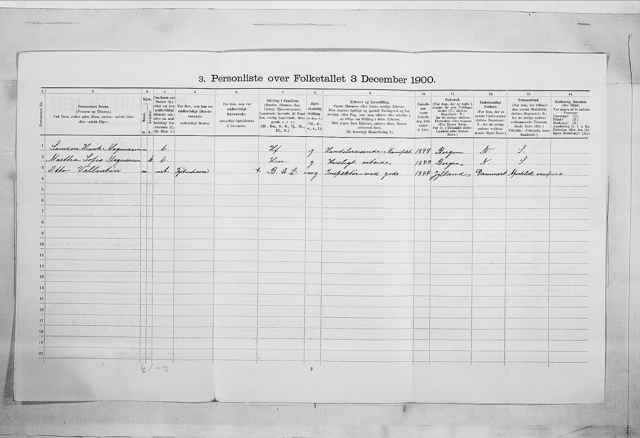 SAO, 1900 census for Kristiania, 1900, p. 112941