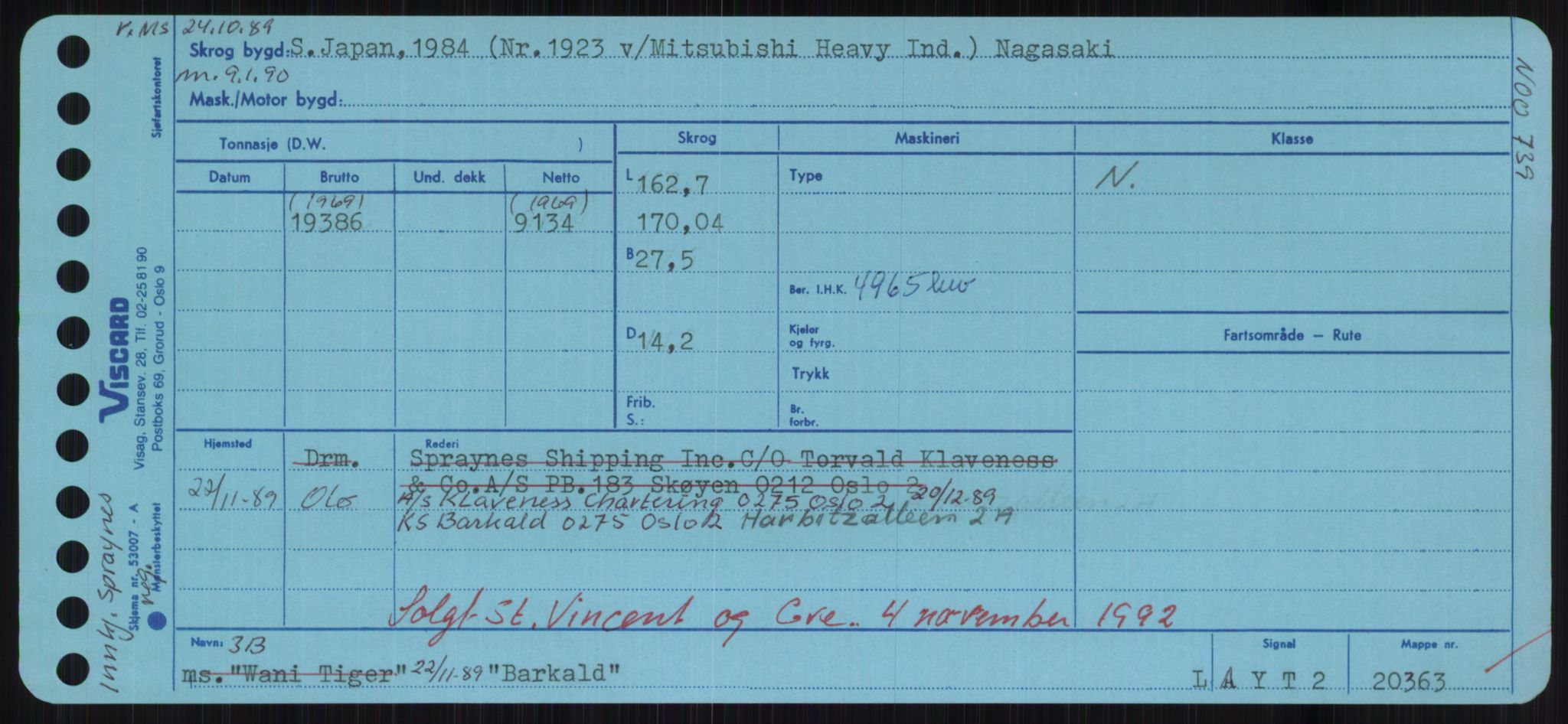 Sjøfartsdirektoratet med forløpere, Skipsmålingen, AV/RA-S-1627/H/Hd/L0003: Fartøy, B-Bev, p. 295