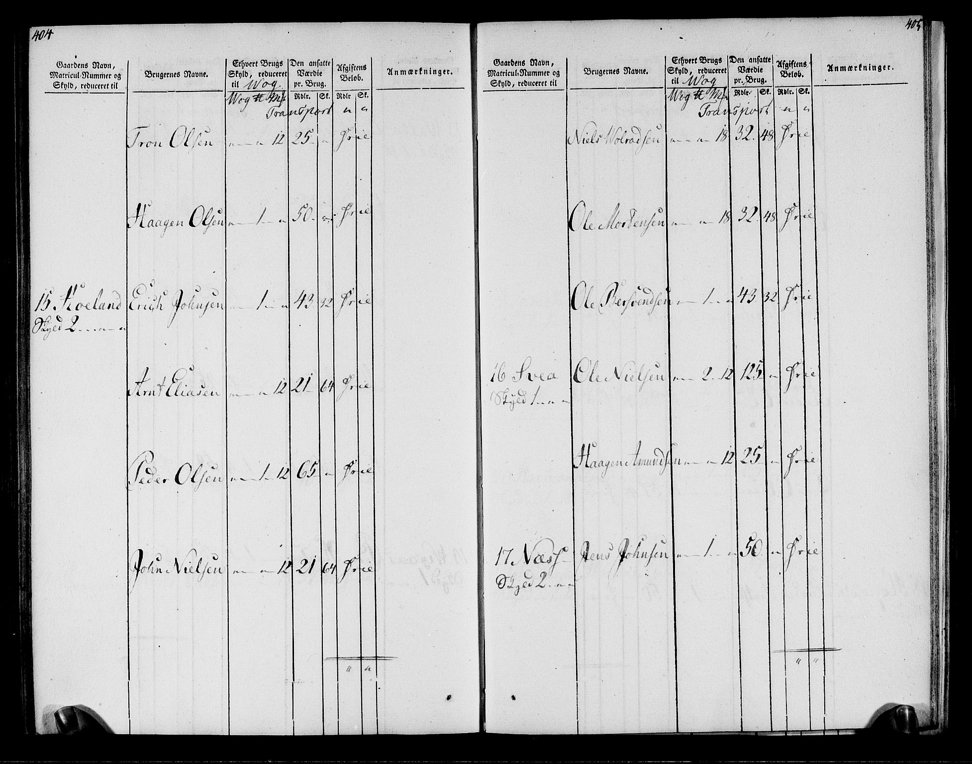 Rentekammeret inntil 1814, Realistisk ordnet avdeling, AV/RA-EA-4070/N/Ne/Nea/L0158: Helgeland fogderi. Oppebørselsregister, 1803-1804, p. 206