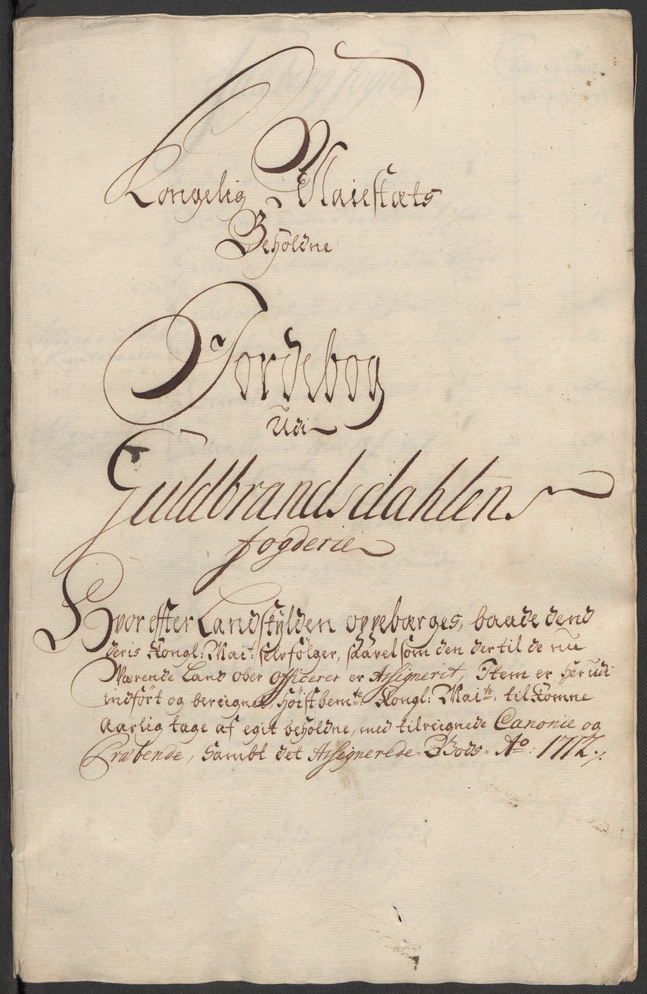 Rentekammeret inntil 1814, Reviderte regnskaper, Fogderegnskap, AV/RA-EA-4092/R17/L1181: Fogderegnskap Gudbrandsdal, 1712, p. 39