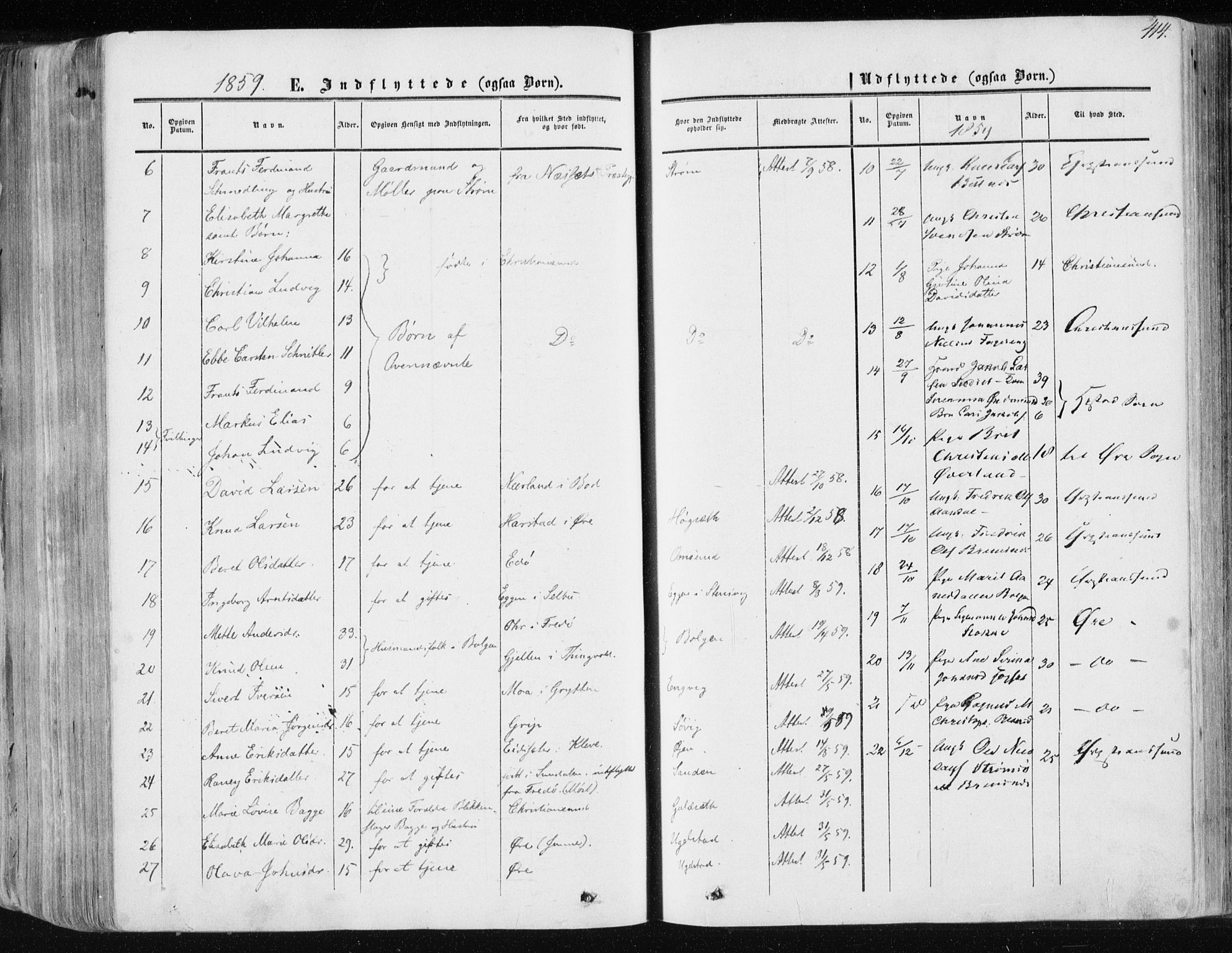 Ministerialprotokoller, klokkerbøker og fødselsregistre - Møre og Romsdal, AV/SAT-A-1454/568/L0804: Parish register (official) no. 568A11, 1854-1868, p. 414