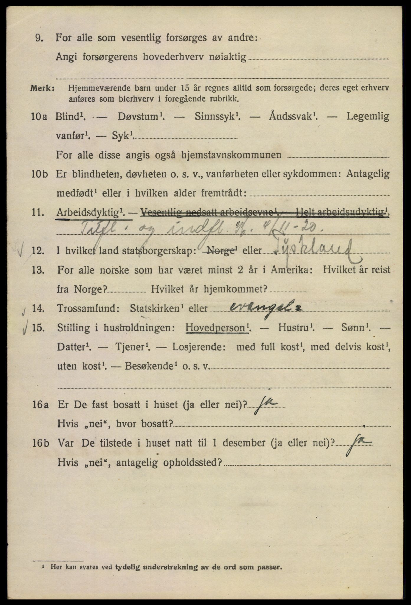 SAO, 1920 census for Kristiania, 1920, p. 618890