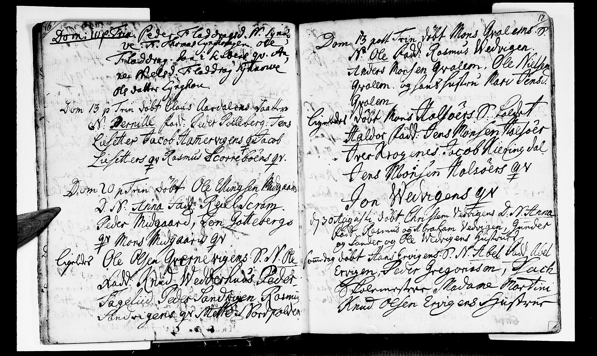 Selje sokneprestembete, AV/SAB-A-99938/H/Ha/Haa/Haaa: Parish register (official) no. A 4, 1743-1759, p. 16-17