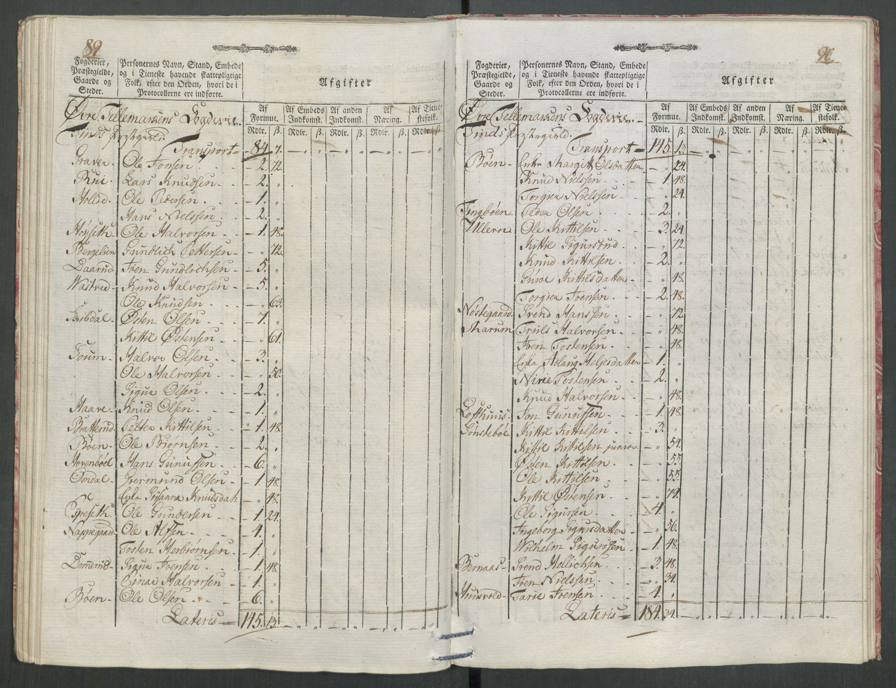 Rentekammeret inntil 1814, Reviderte regnskaper, Mindre regnskaper, AV/RA-EA-4068/Rf/Rfe/L0062: Øvre Romerike fogderi, Øvre Telemark fogderi, 1789, p. 539