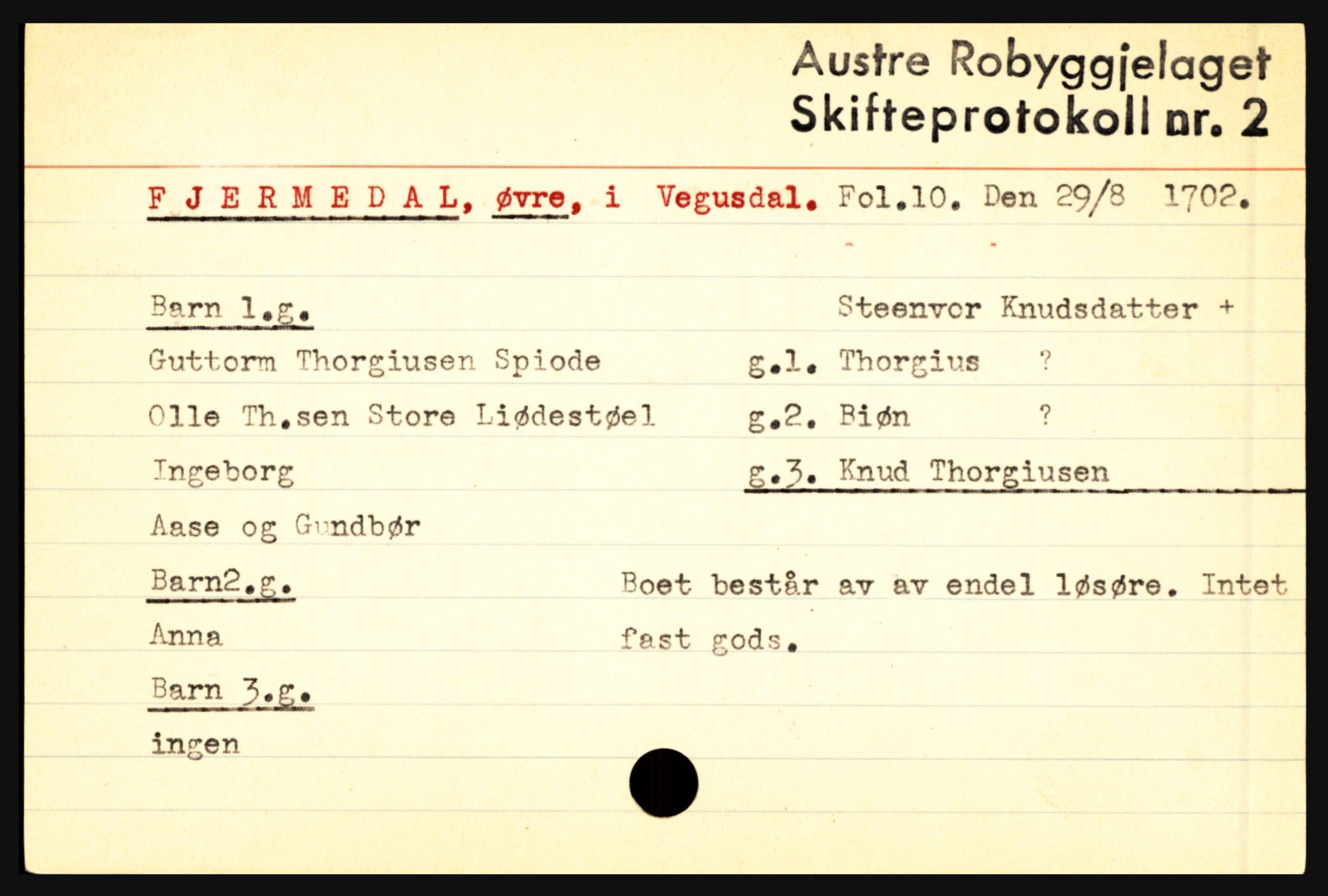 Østre Råbyggelag sorenskriveri, AV/SAK-1221-0016/H, p. 2911