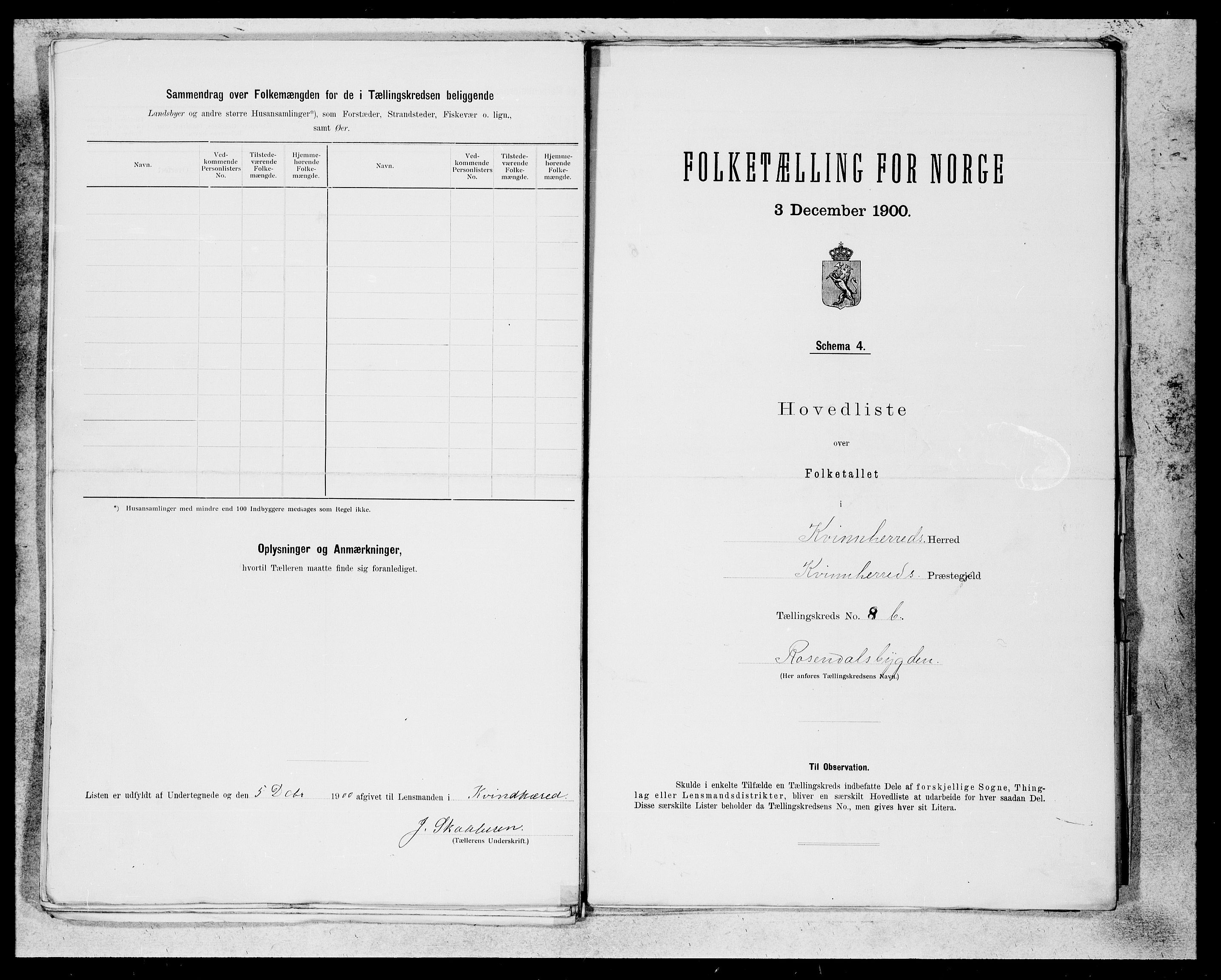 SAB, 1900 census for Kvinnherad, 1900, p. 28