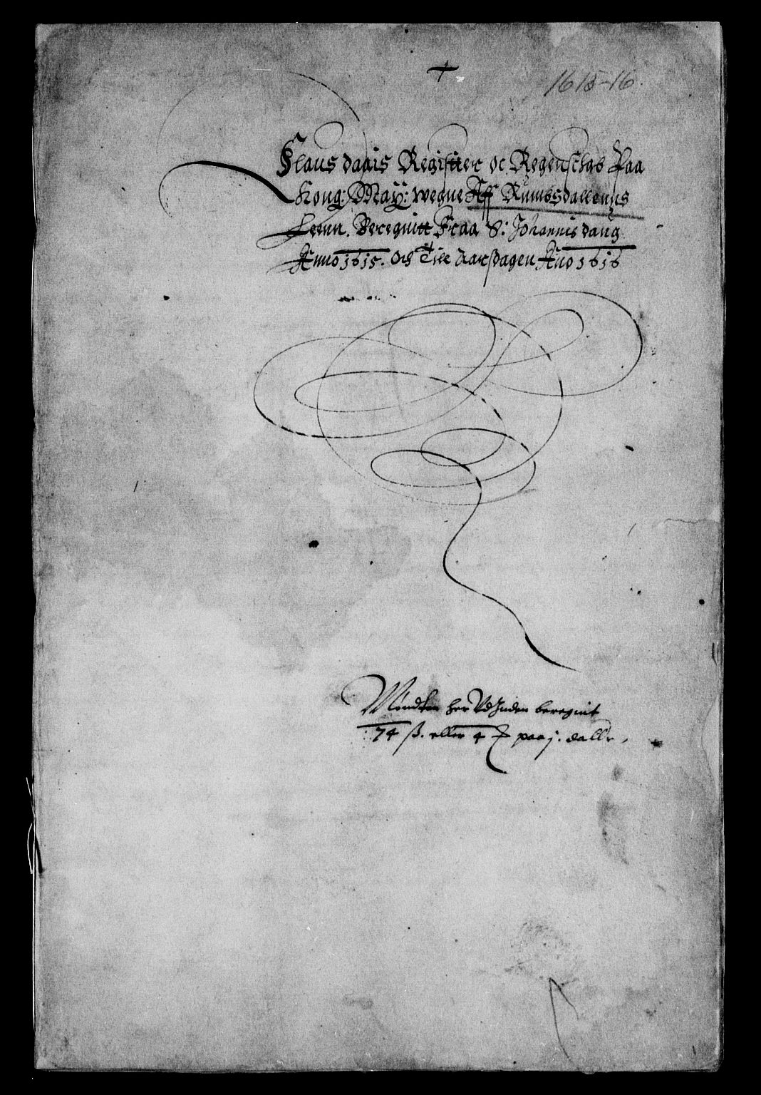 Rentekammeret inntil 1814, Reviderte regnskaper, Lensregnskaper, RA/EA-5023/R/Rb/Rbw/L0014: Trondheim len, 1615-1617
