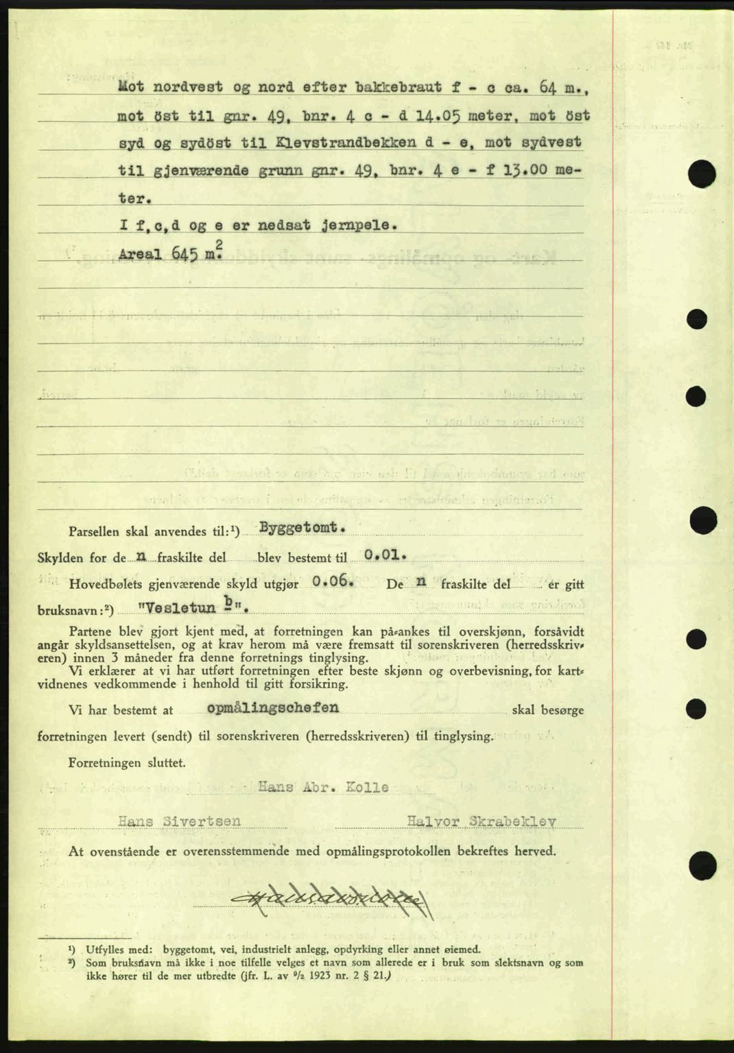 Bamble sorenskriveri, AV/SAKO-A-214/G/Ga/Gag/L0002: Mortgage book no. A-2, 1937-1938, Diary no: : 1209/1937