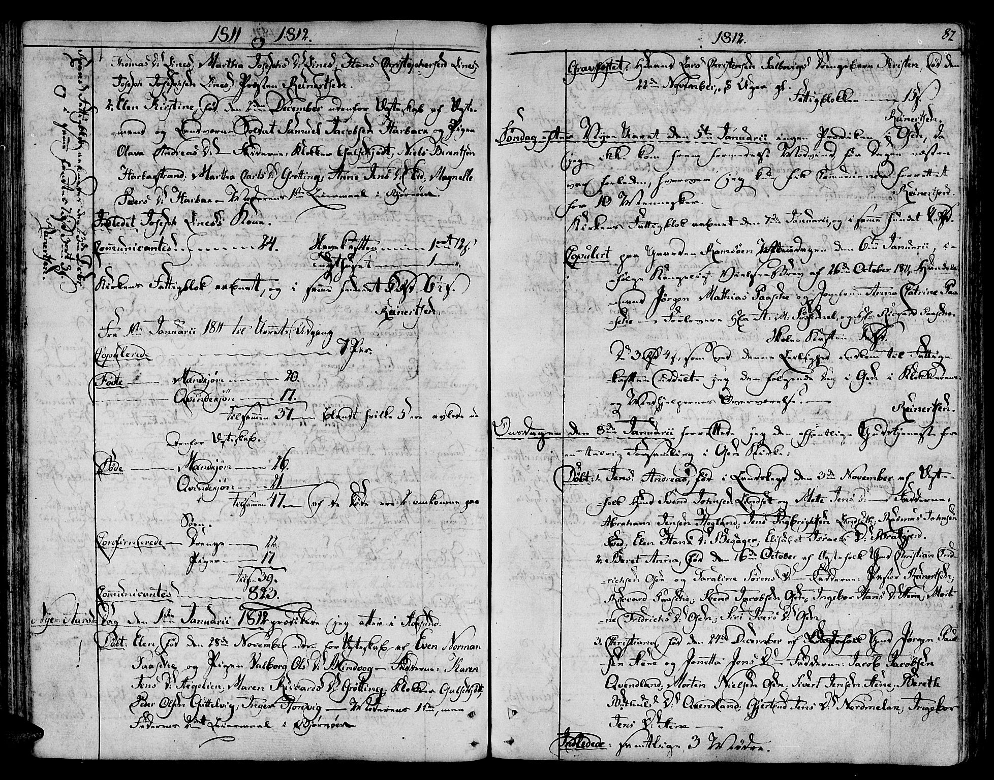 Ministerialprotokoller, klokkerbøker og fødselsregistre - Sør-Trøndelag, SAT/A-1456/657/L0701: Parish register (official) no. 657A02, 1802-1831, p. 82