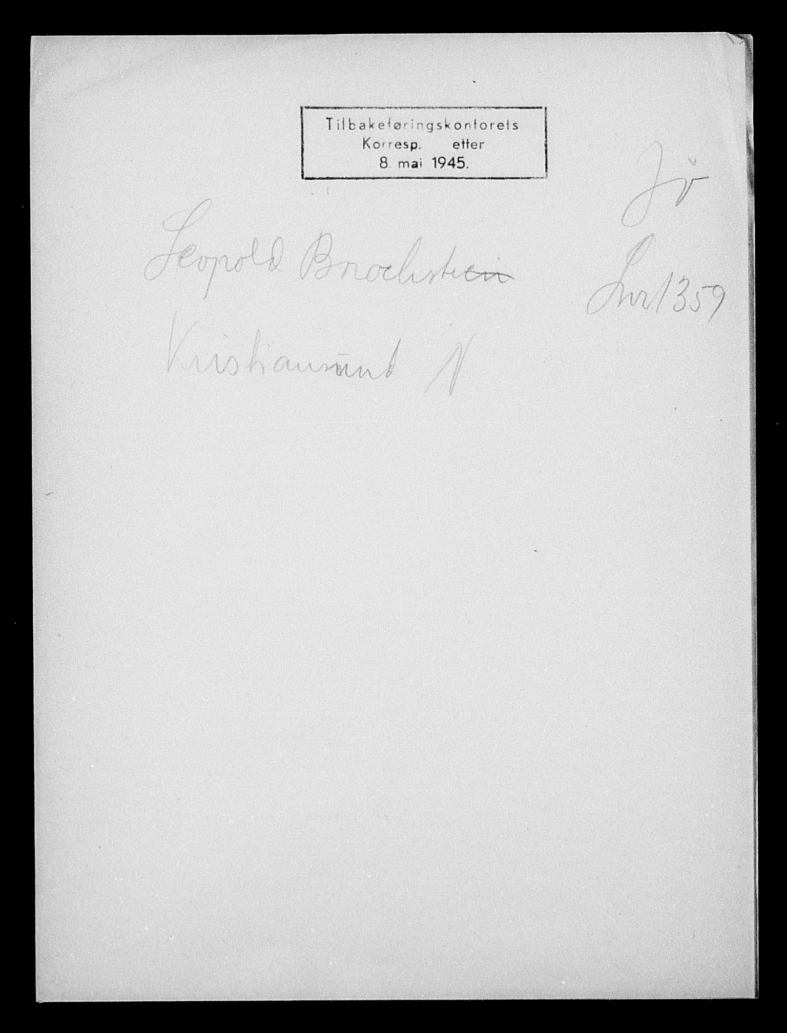 Justisdepartementet, Tilbakeføringskontoret for inndratte formuer, AV/RA-S-1564/H/Hc/Hcb/L0910: --, 1945-1947, p. 404