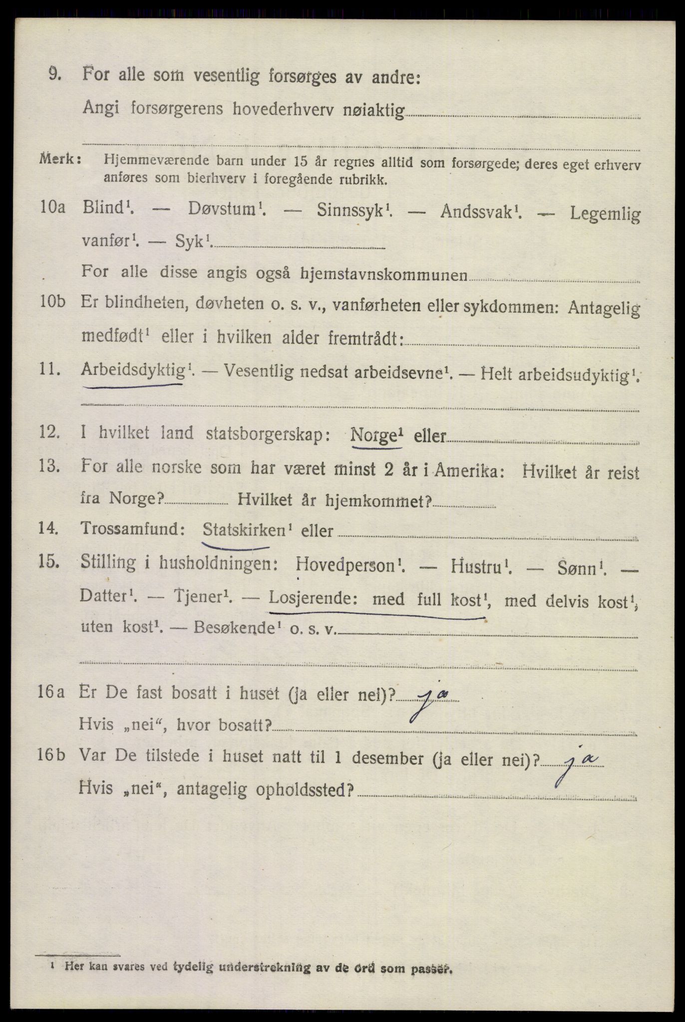 SAKO, 1920 census for Eidanger, 1920, p. 7505