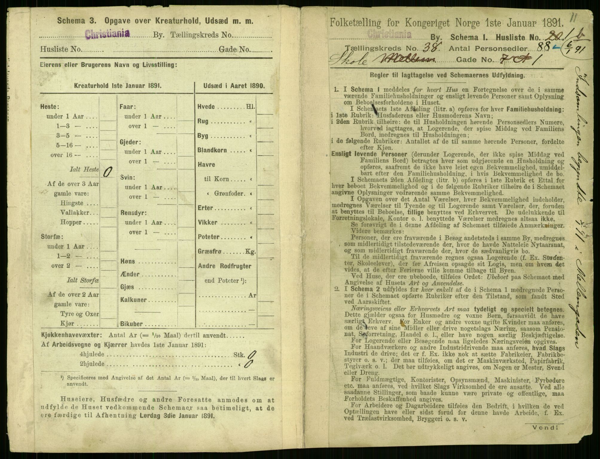 RA, 1891 census for 0301 Kristiania, 1891, p. 21220