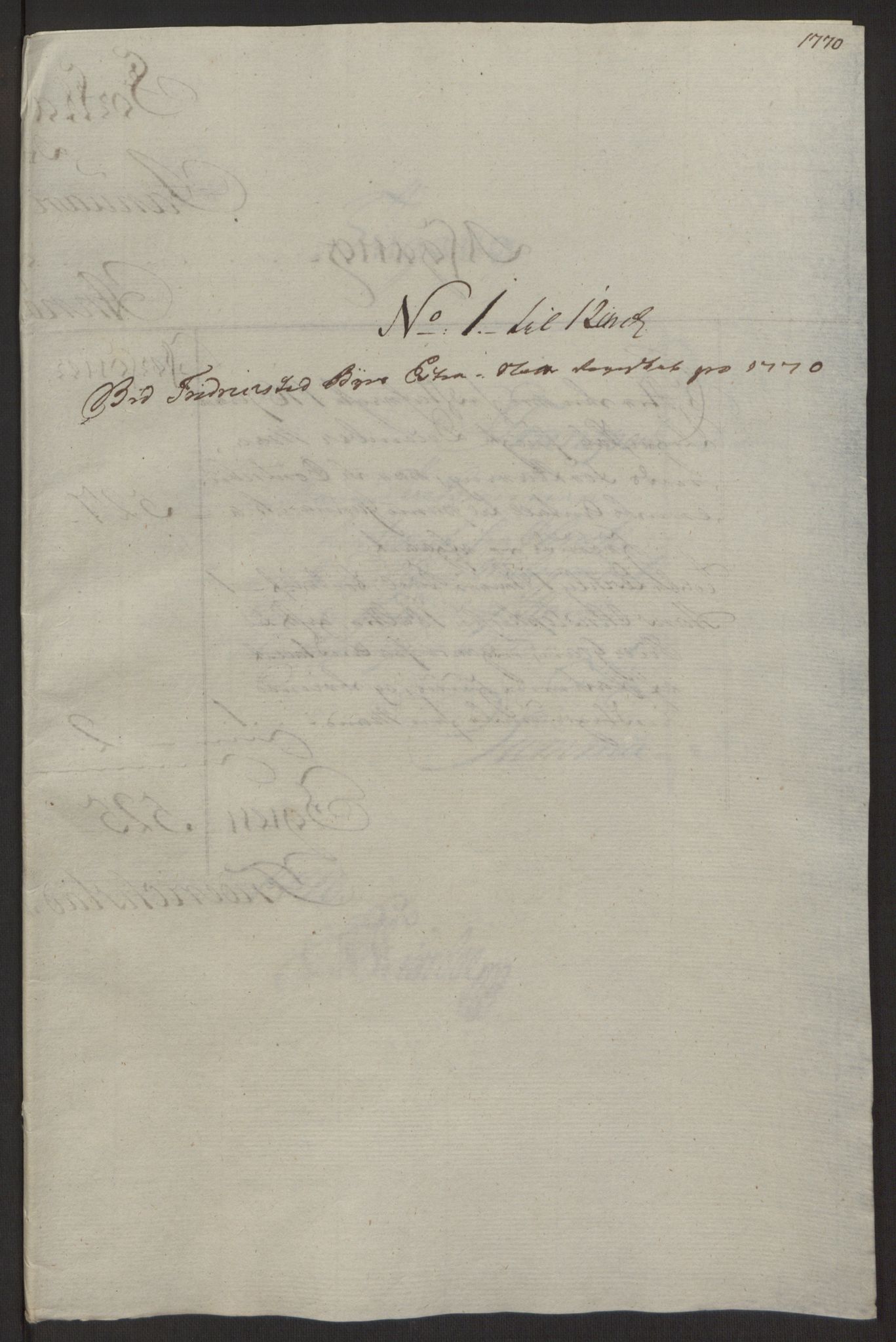 Rentekammeret inntil 1814, Reviderte regnskaper, Byregnskaper, RA/EA-4066/R/Rb/L0029/0001: [B3] Kontribusjonsregnskap / Ekstraskatt, 1762-1772, p. 343