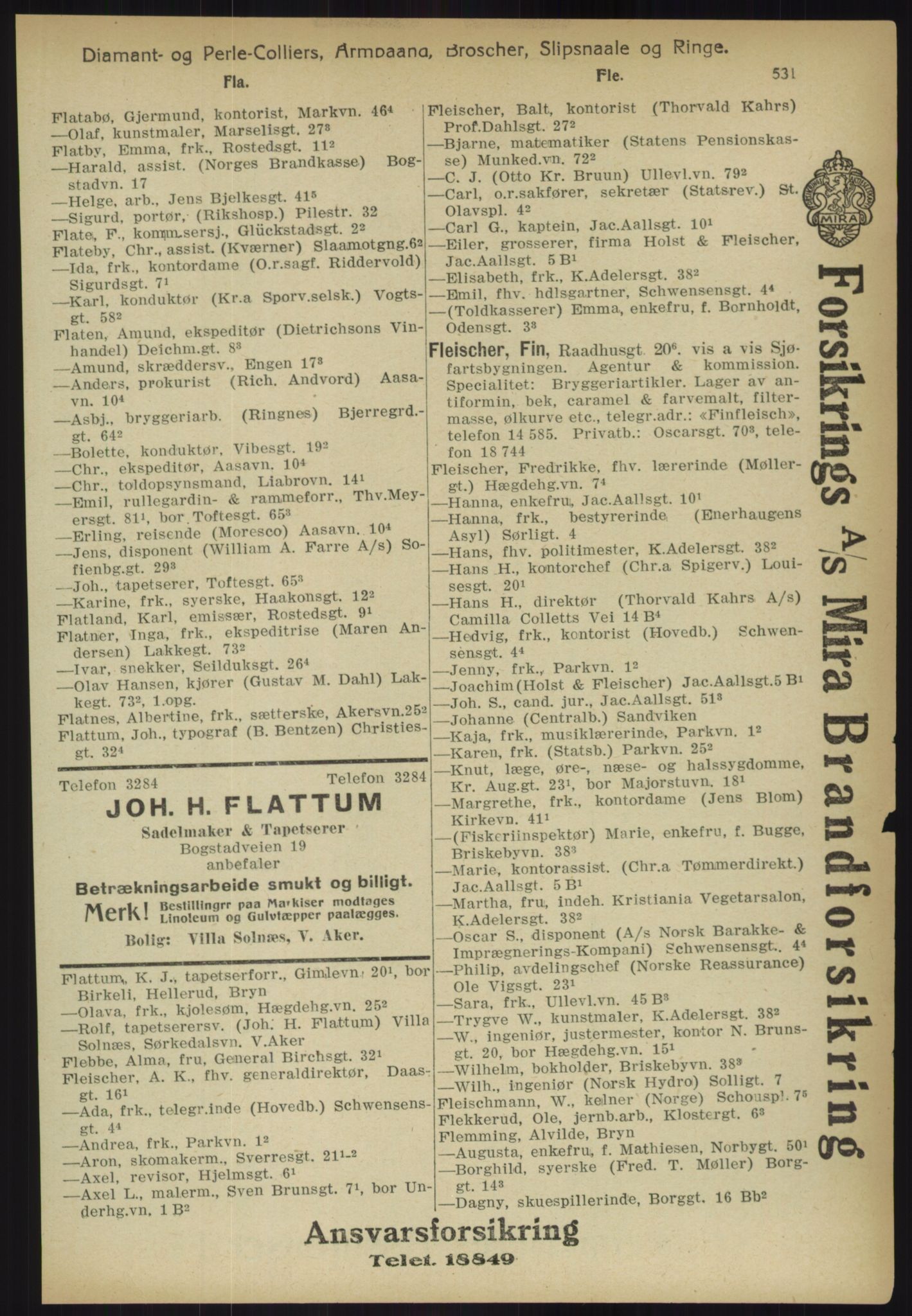 Kristiania/Oslo adressebok, PUBL/-, 1918, p. 556