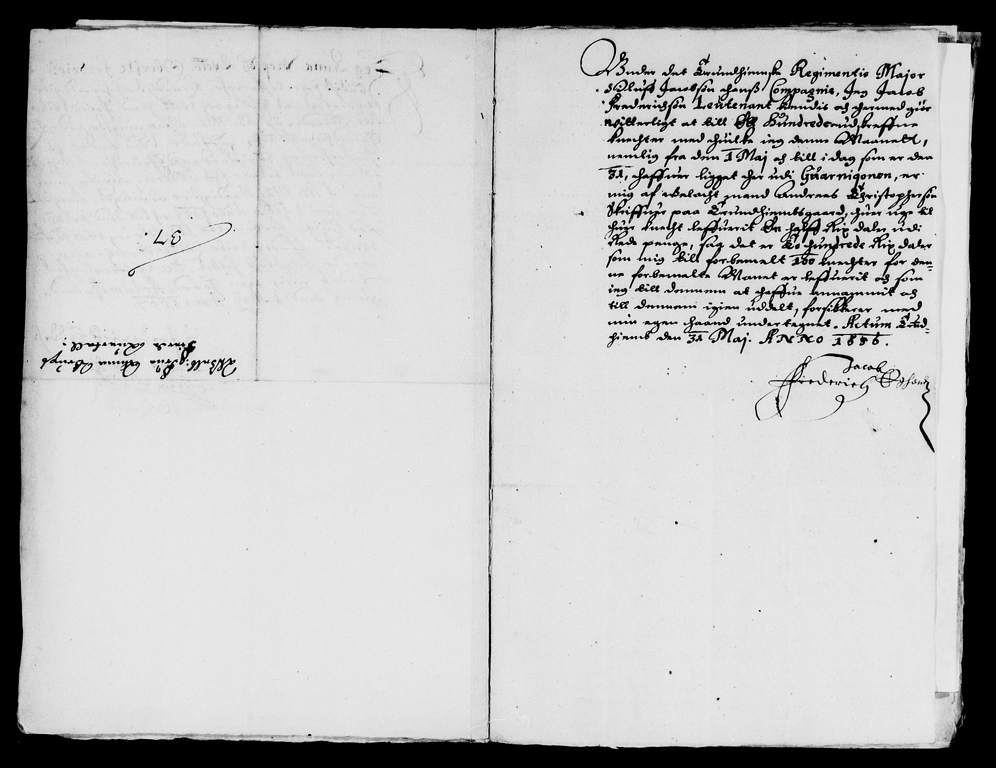 Rentekammeret inntil 1814, Reviderte regnskaper, Lensregnskaper, AV/RA-EA-5023/R/Rb/Rbw/L0128: Trondheim len, 1656-1658