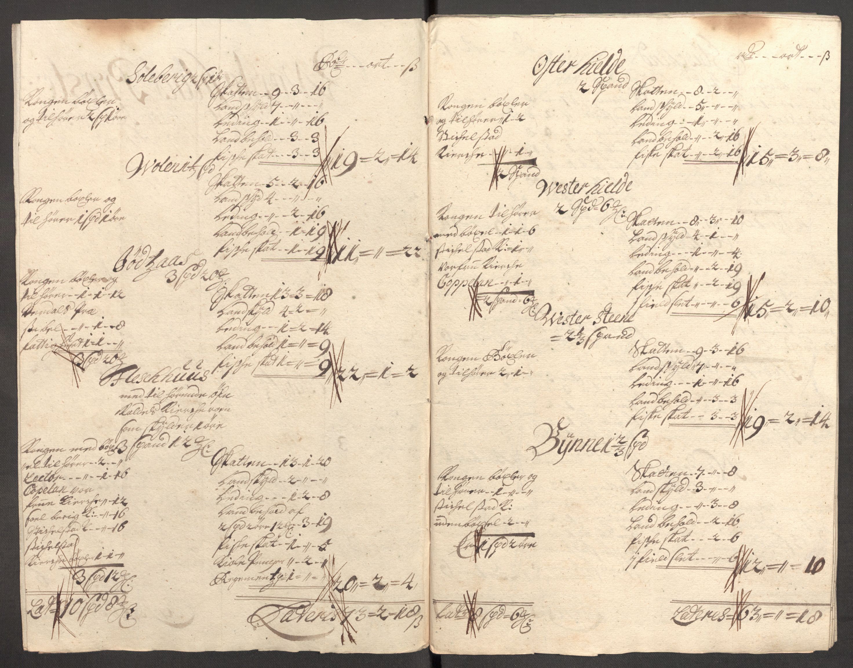 Rentekammeret inntil 1814, Reviderte regnskaper, Fogderegnskap, AV/RA-EA-4092/R62/L4198: Fogderegnskap Stjørdal og Verdal, 1708, p. 203