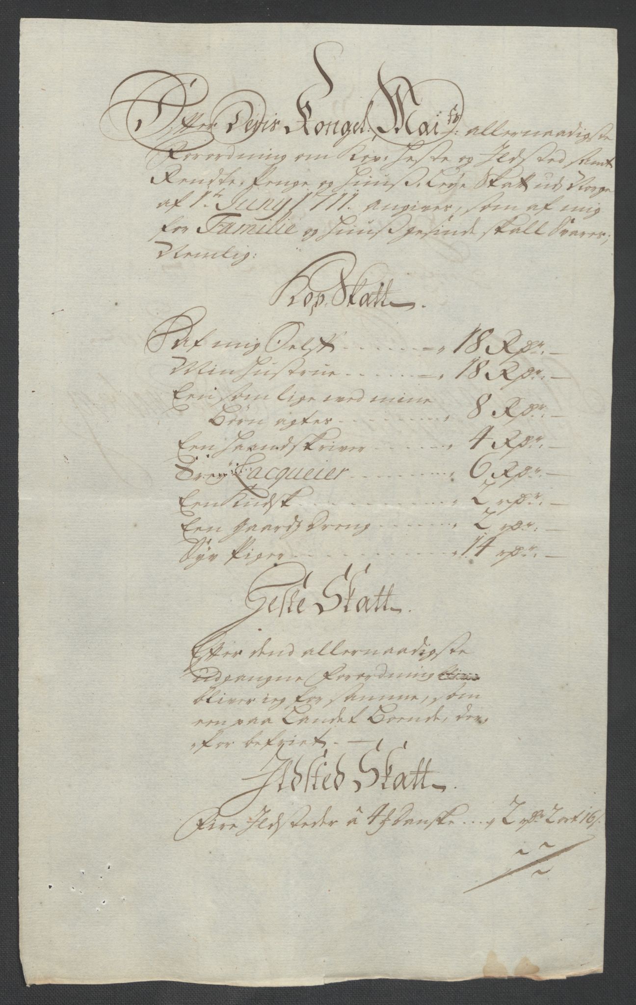 Rentekammeret inntil 1814, Reviderte regnskaper, Fogderegnskap, AV/RA-EA-4092/R10/L0448: Fogderegnskap Aker og Follo, 1710-1711, p. 237