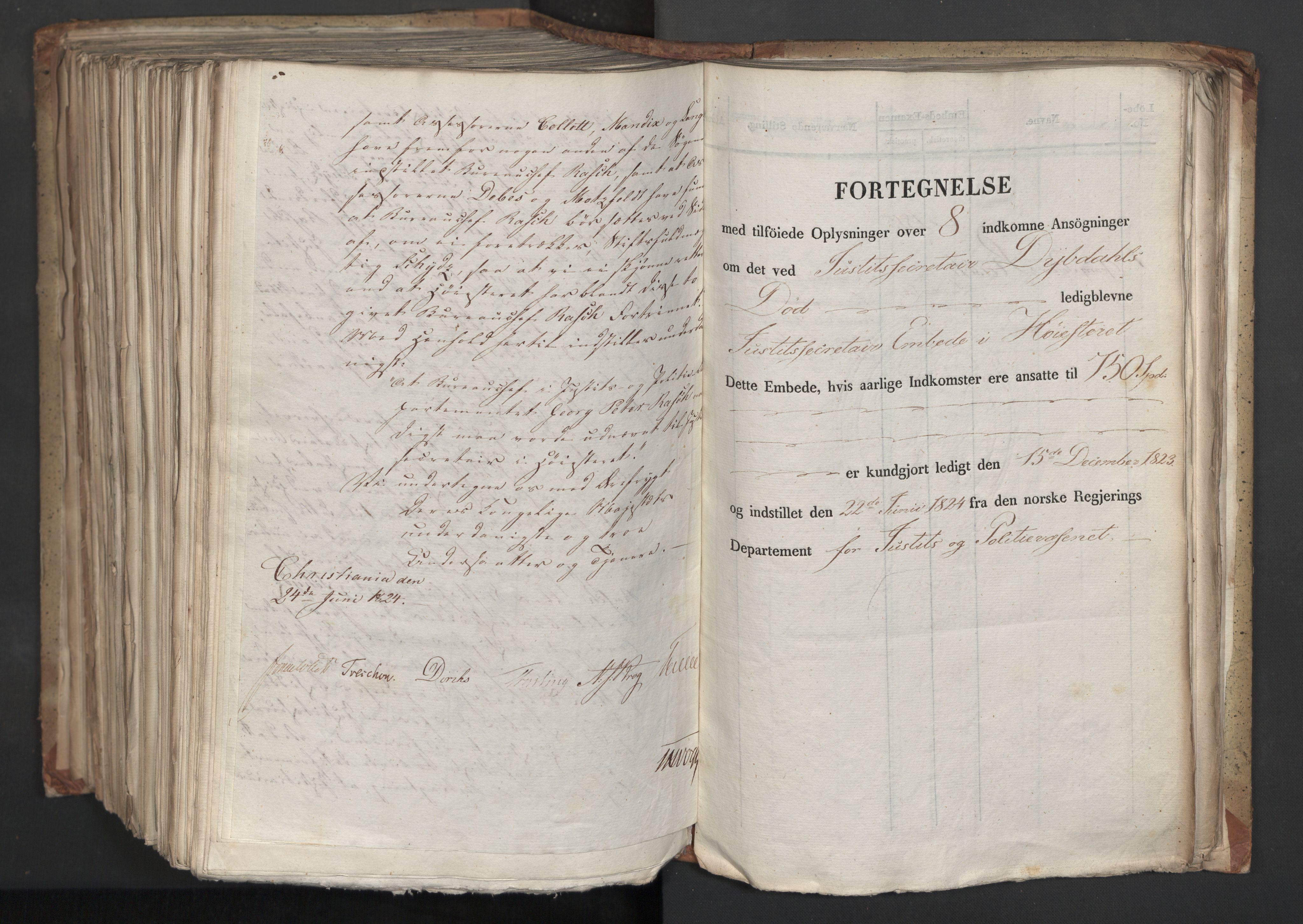 Statsrådsavdelingen i Stockholm, AV/RA-S-1003/D/Da/L0038: Regjeringsinnstillinger nr. 1404-1660, 1824, p. 580