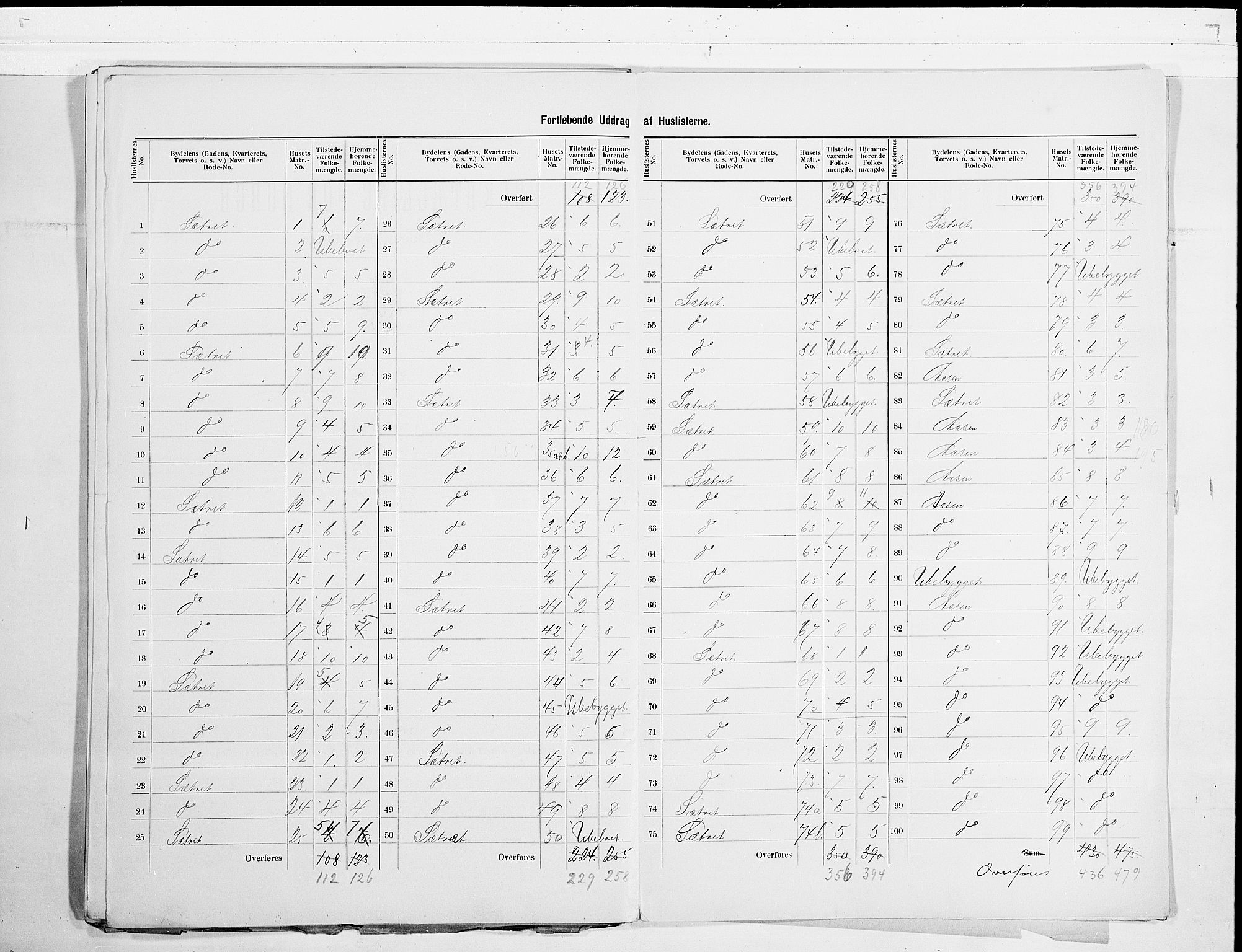 SAKO, 1900 census for Brevik, 1900, p. 19