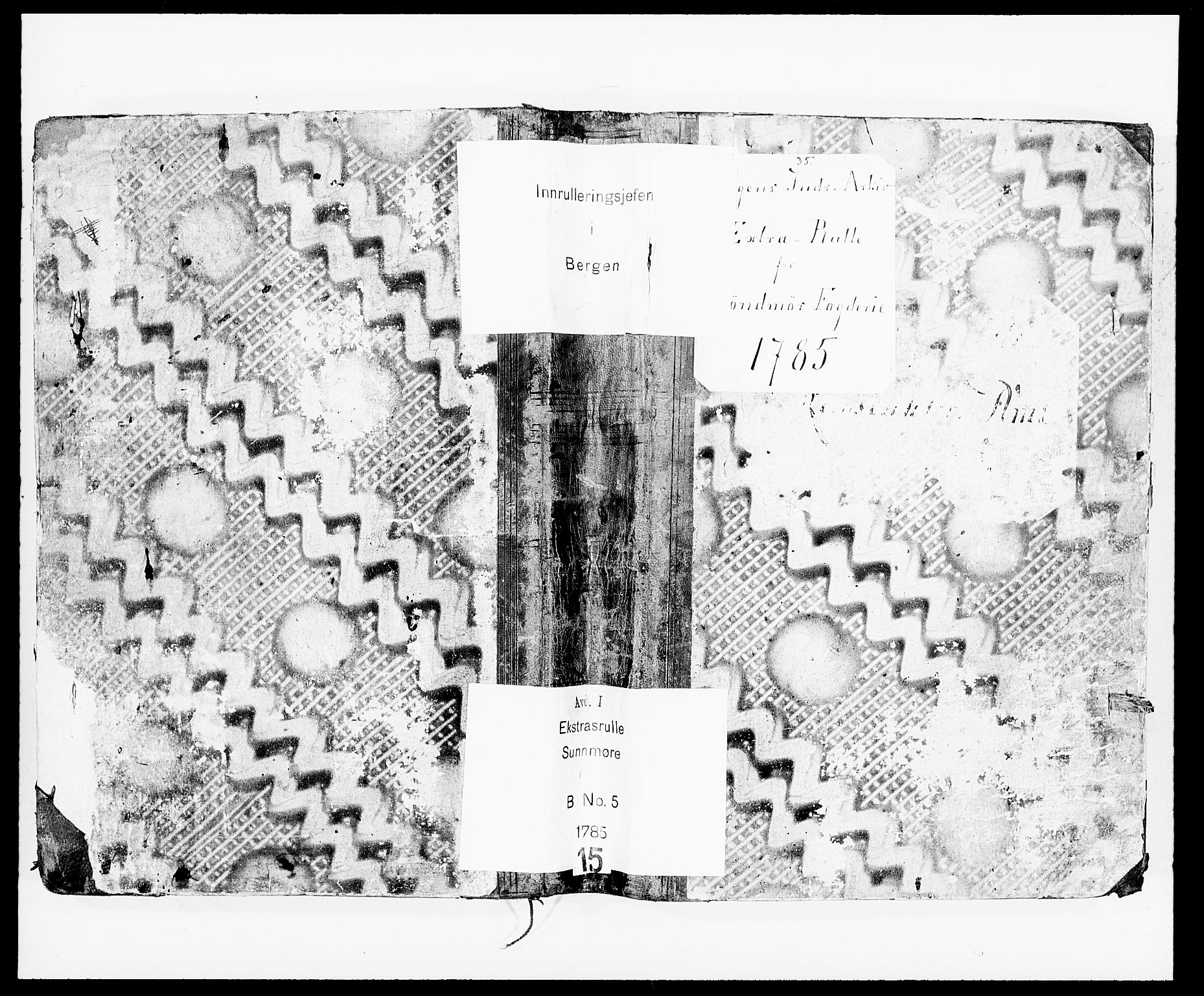 Innrulleringssjefen i Bergen, AV/SAB-A-100050/G/Ga/Gac/L0006: Ekstraruller, 1785