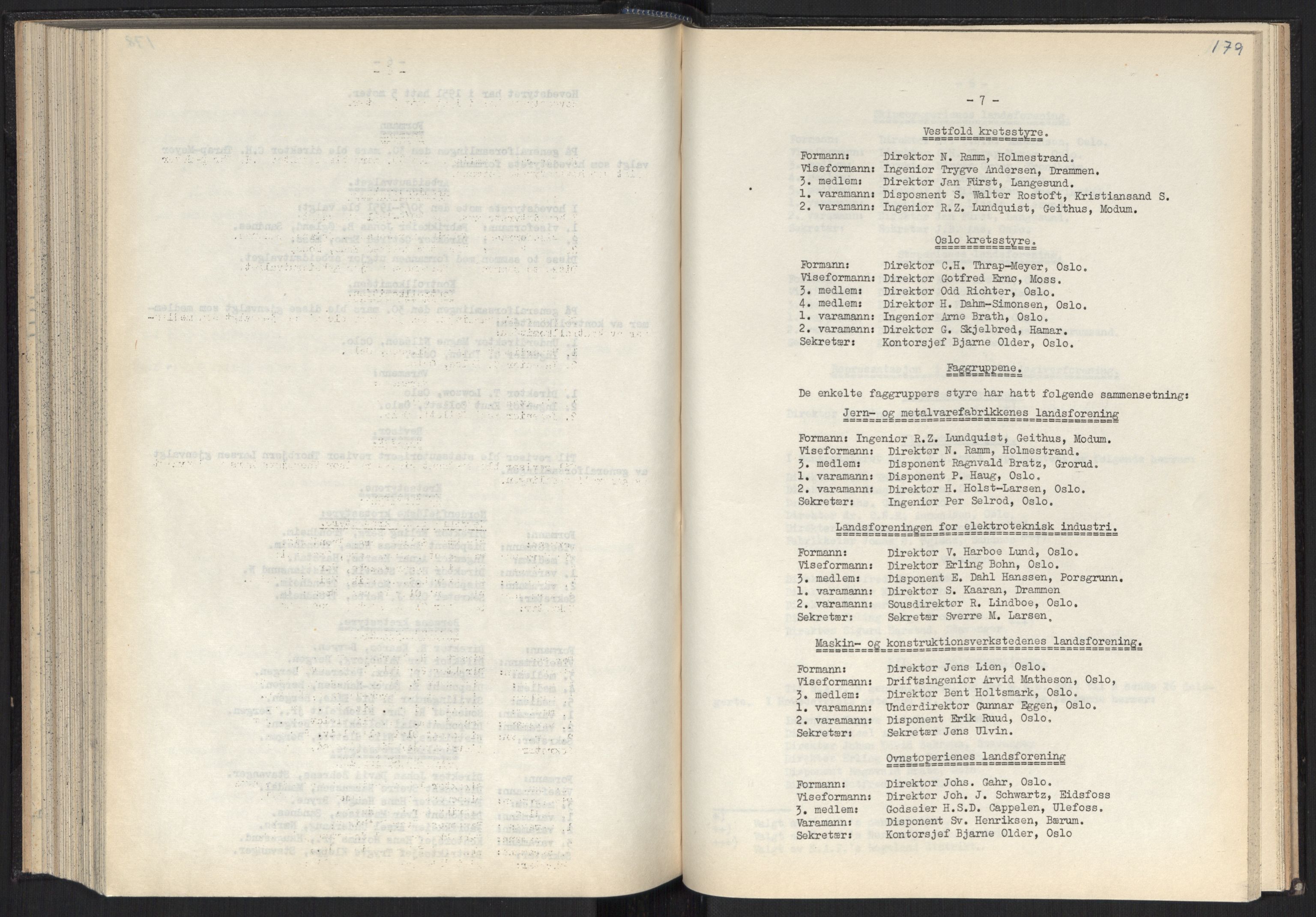 Teknologibedriftenes Landsforening TBL, AV/RA-PA-1700/A/Ad/L0007: Årsberetning med register, 1940-1951, p. 179