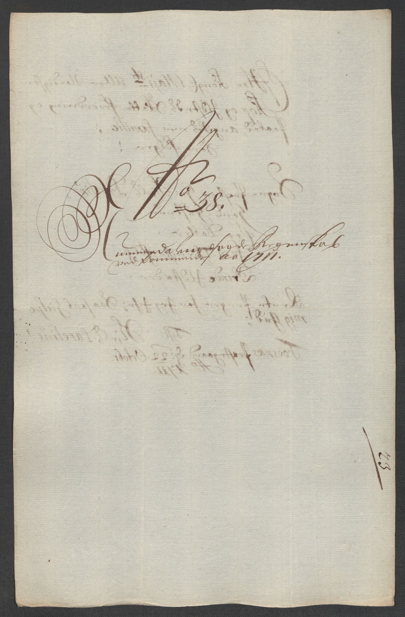 Rentekammeret inntil 1814, Reviderte regnskaper, Fogderegnskap, AV/RA-EA-4092/R64/L4432: Fogderegnskap Namdal, 1711, p. 144