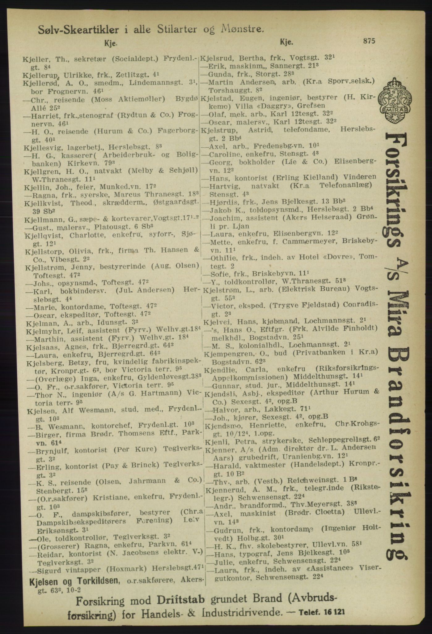 Kristiania/Oslo adressebok, PUBL/-, 1918, p. 900