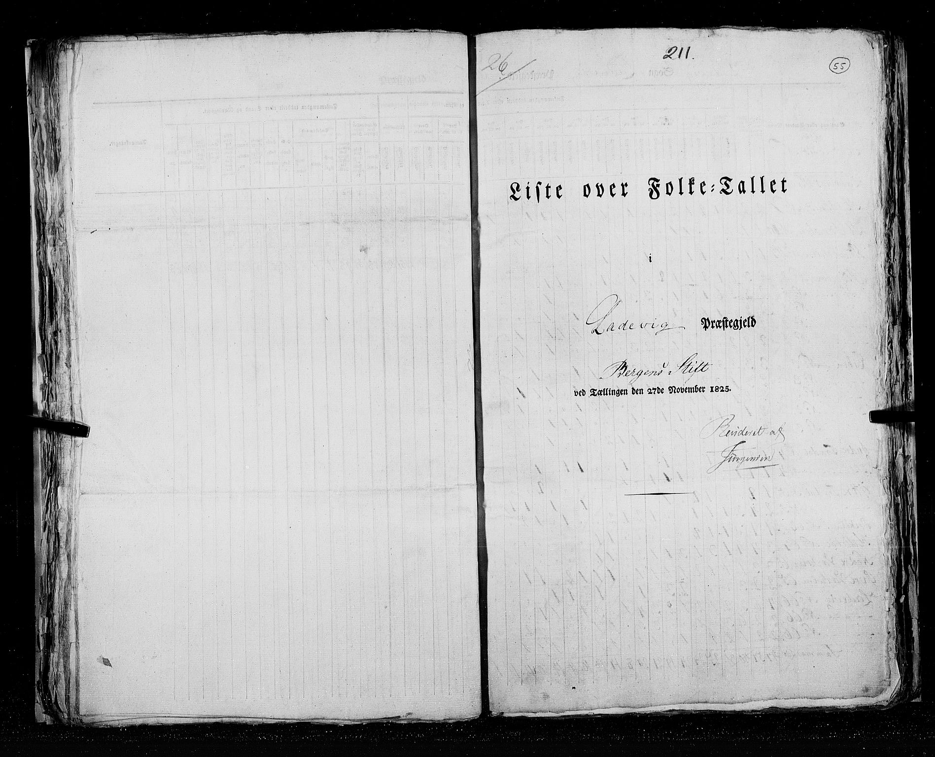 RA, Census 1825, vol. 14: Nordre Bergenhus amt, 1825, p. 55
