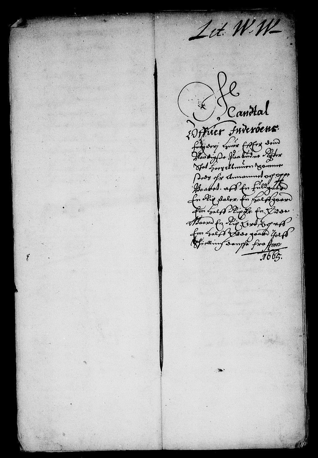 Rentekammeret inntil 1814, Reviderte regnskaper, Stiftamtstueregnskaper, Trondheim stiftamt og Nordland amt, AV/RA-EA-6044/R/Rd/L0014: Trondheim stiftamt, 1665