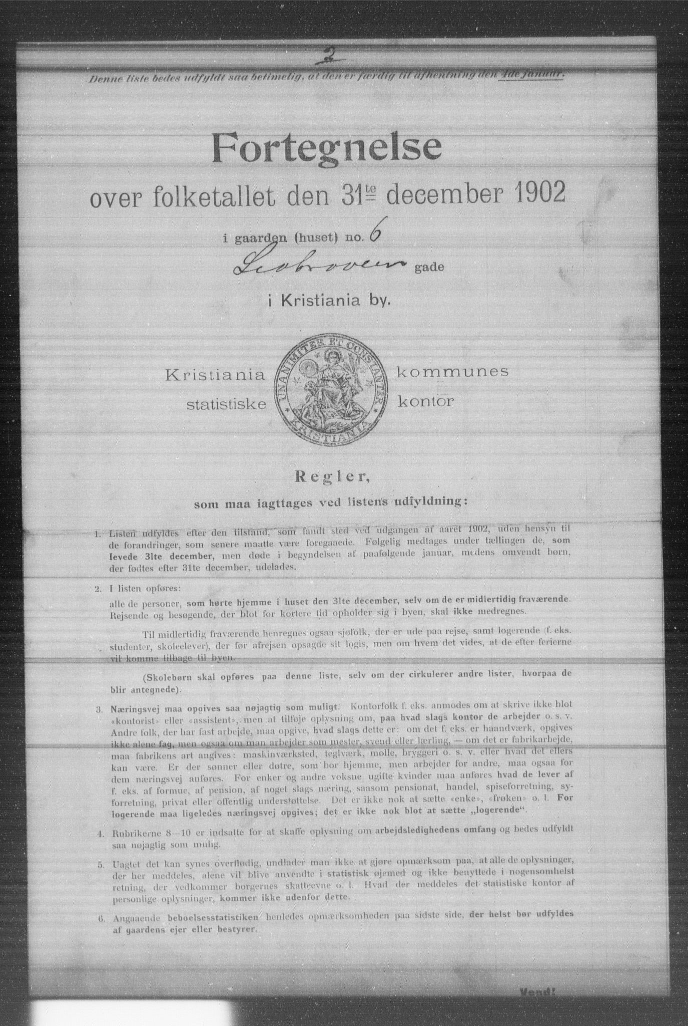 OBA, Municipal Census 1902 for Kristiania, 1902, p. 11113