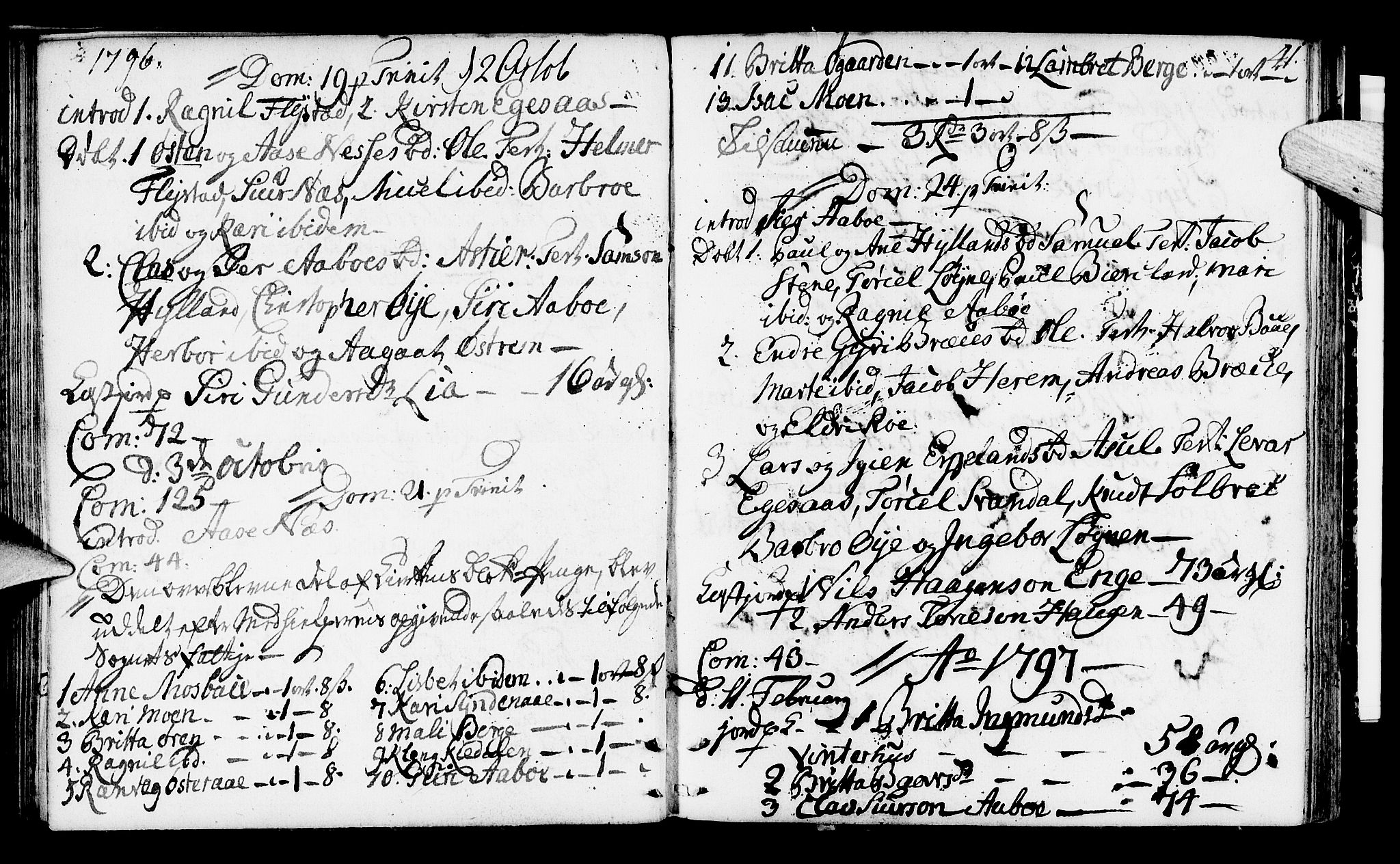 Suldal sokneprestkontor, AV/SAST-A-101845/01/IV/L0002: Parish register (official) no. A 2, 1780-1808, p. 41