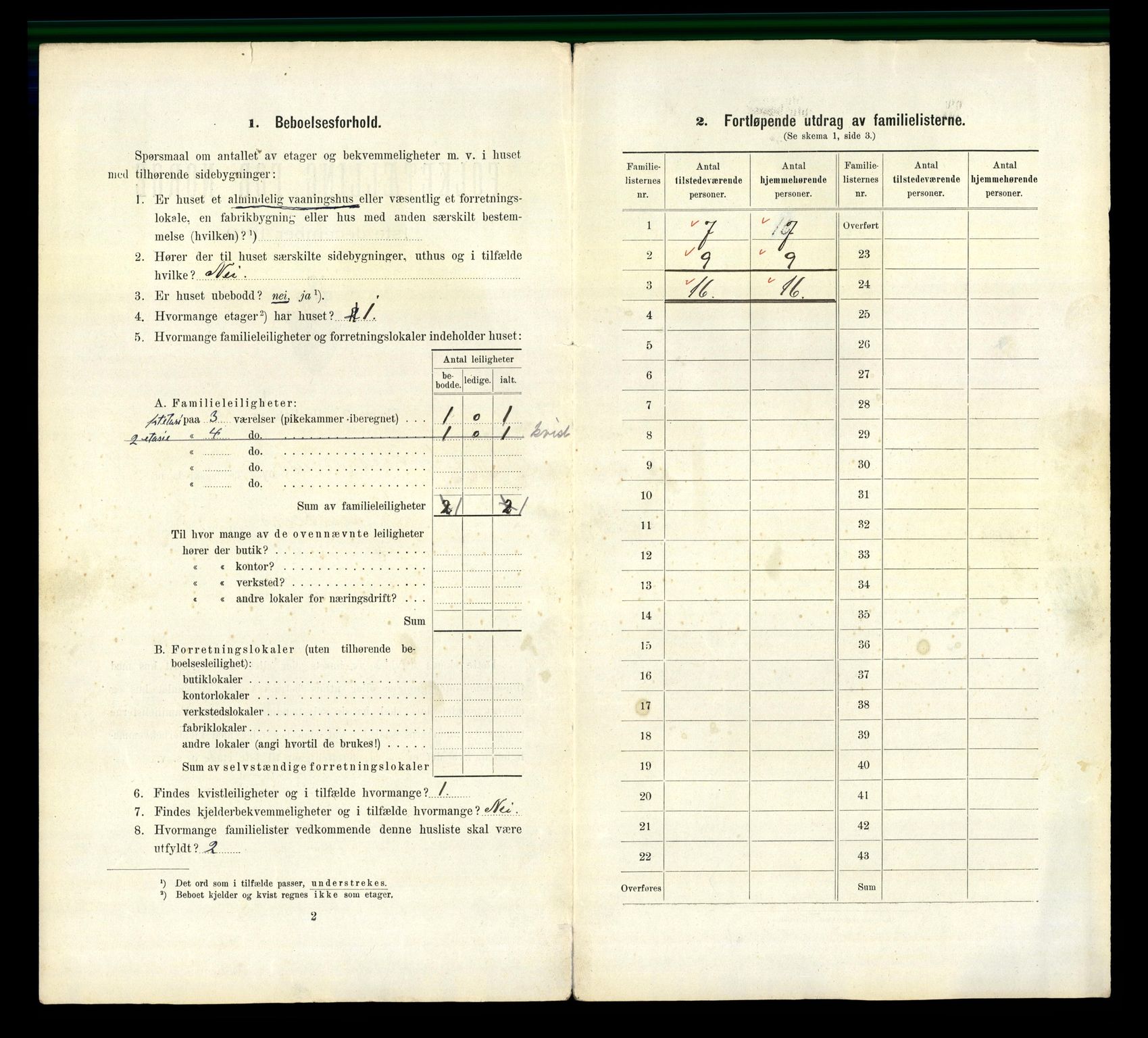 RA, 1910 census for Kristiansand, 1910, p. 6155