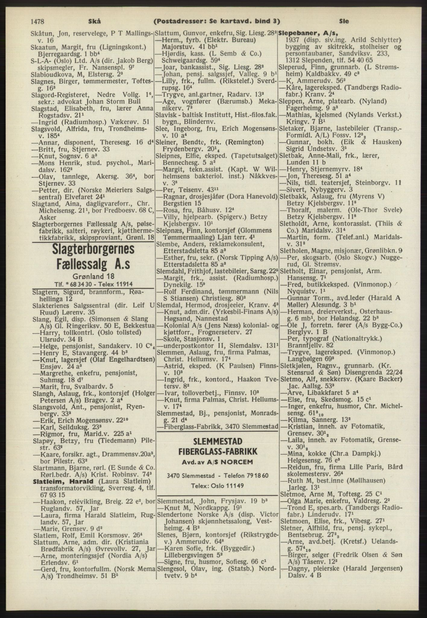 Kristiania/Oslo adressebok, PUBL/-, 1970-1971, p. 1478