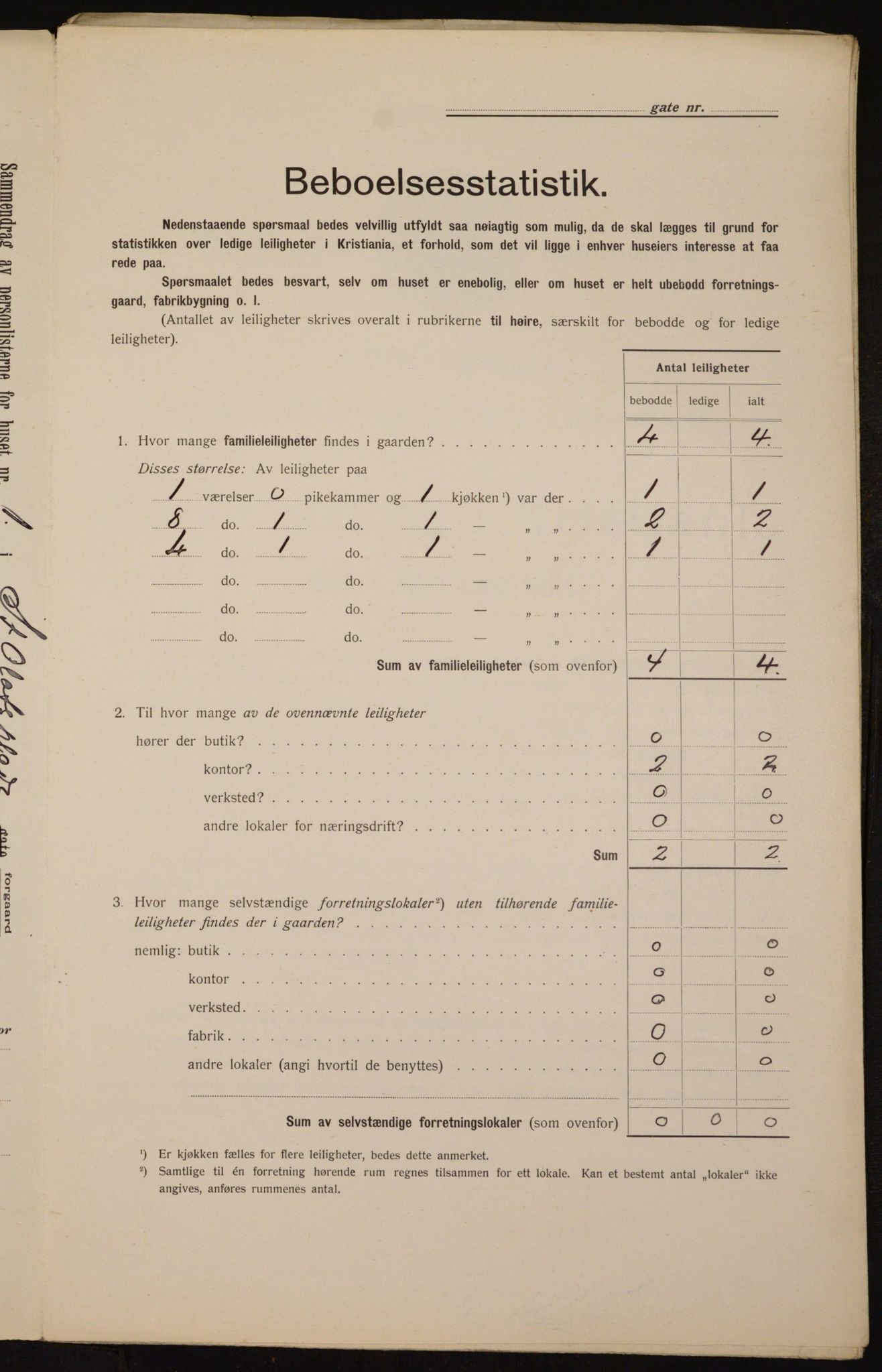 OBA, Municipal Census 1912 for Kristiania, 1912, p. 88608