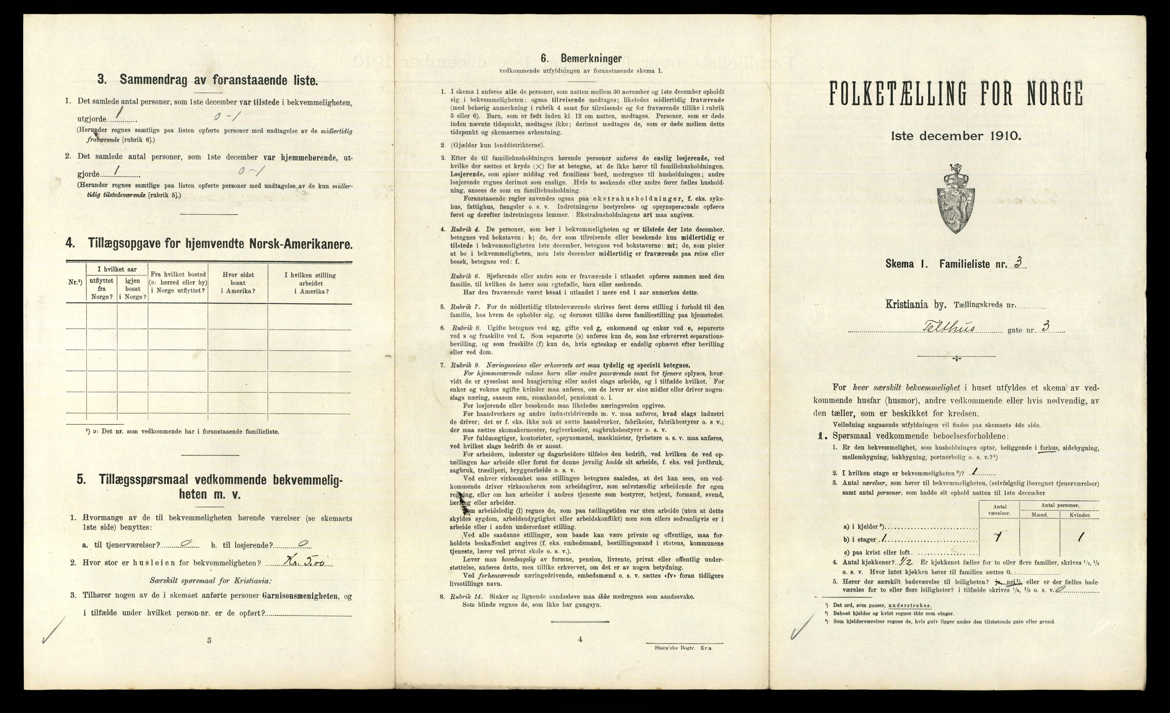 RA, 1910 census for Kristiania, 1910, p. 103443