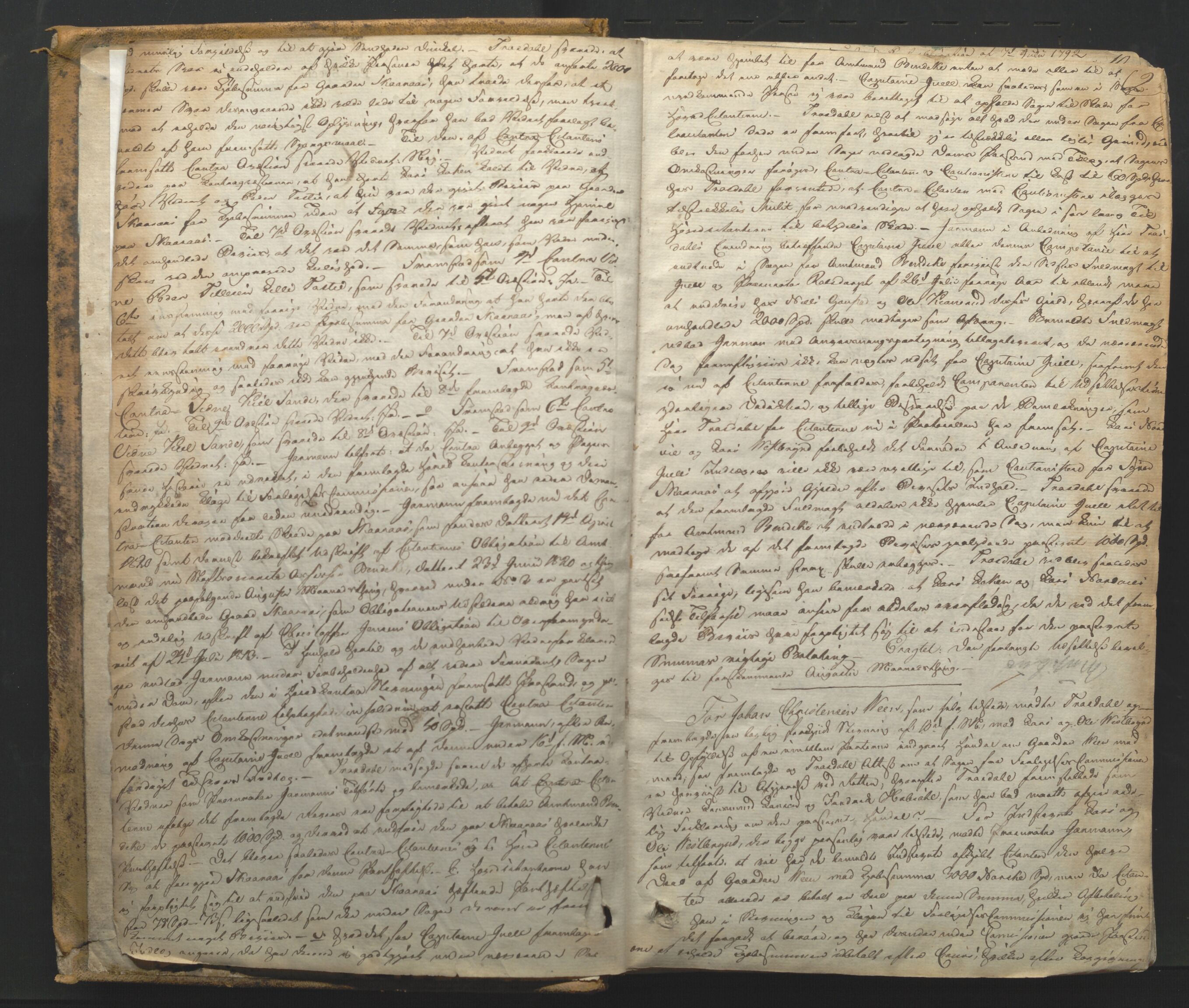 Sør-Hedmark sorenskriveri, AV/SAH-TING-014/G/Gb/Gba/L0004: Tingbok, 1822-1833, p. 1b-2a