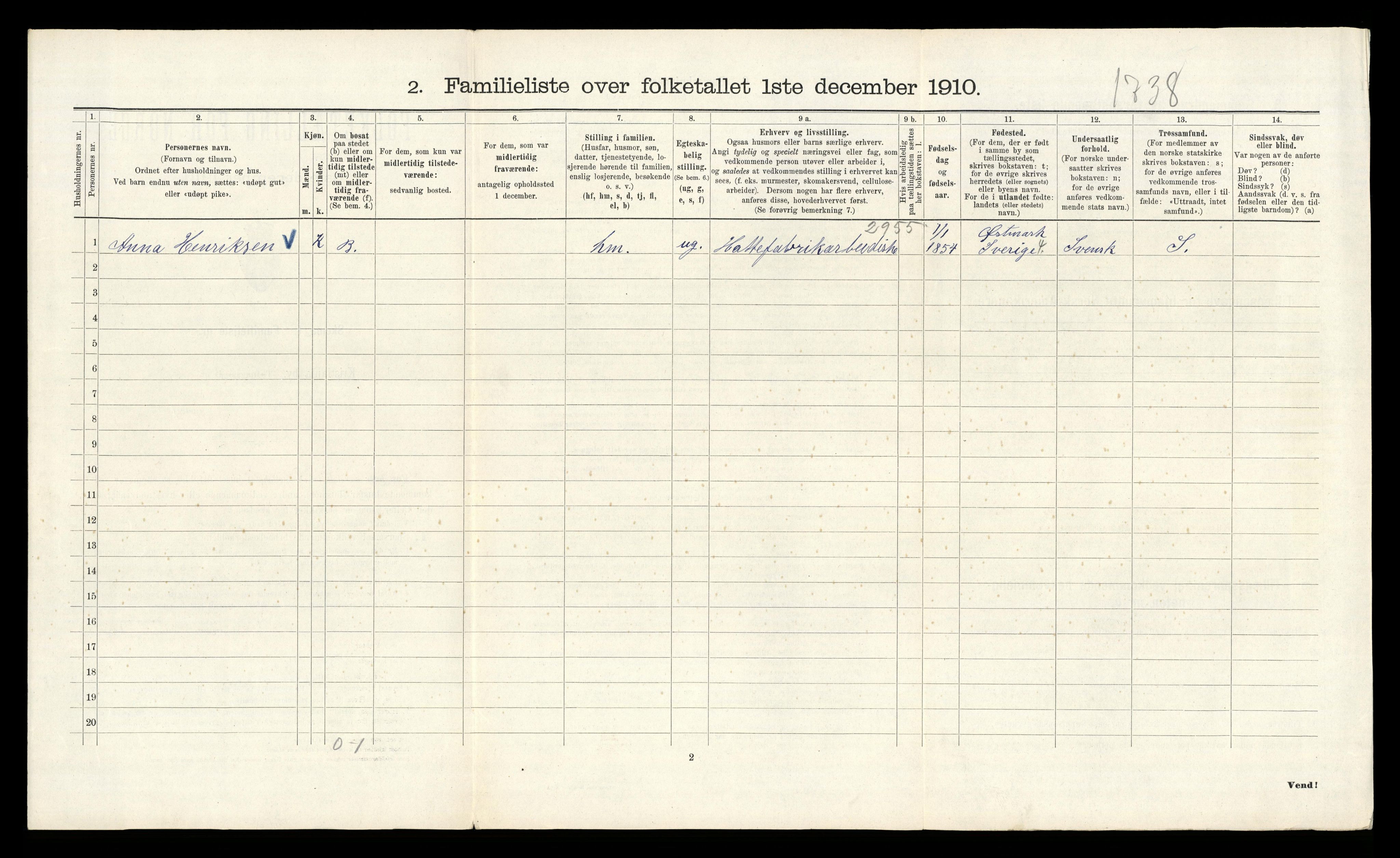 RA, 1910 census for Kristiania, 1910, p. 34286