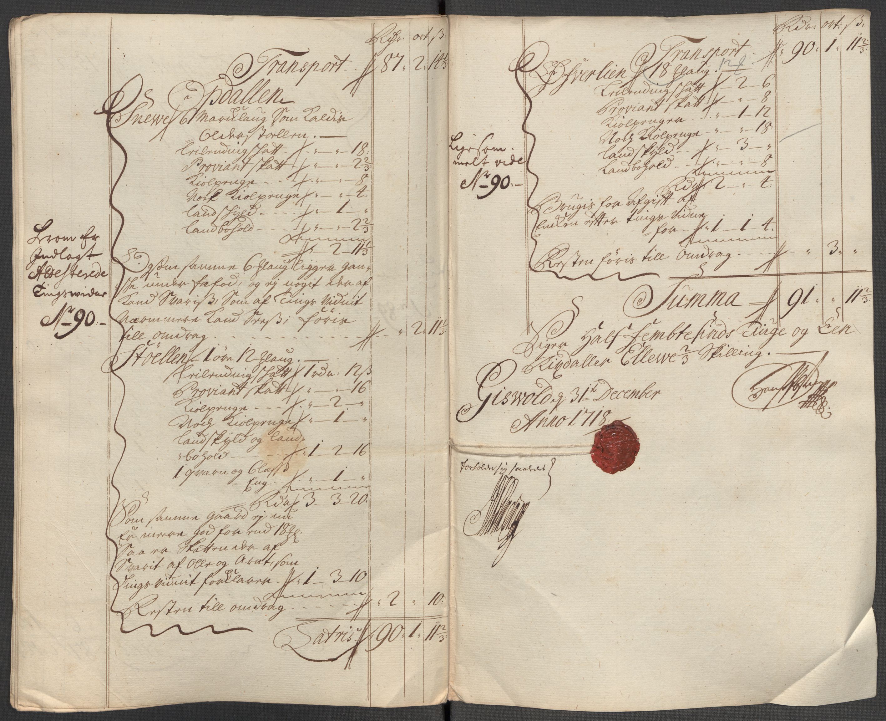 Rentekammeret inntil 1814, Reviderte regnskaper, Fogderegnskap, RA/EA-4092/R60/L3972: Fogderegnskap Orkdal og Gauldal, 1718, p. 223
