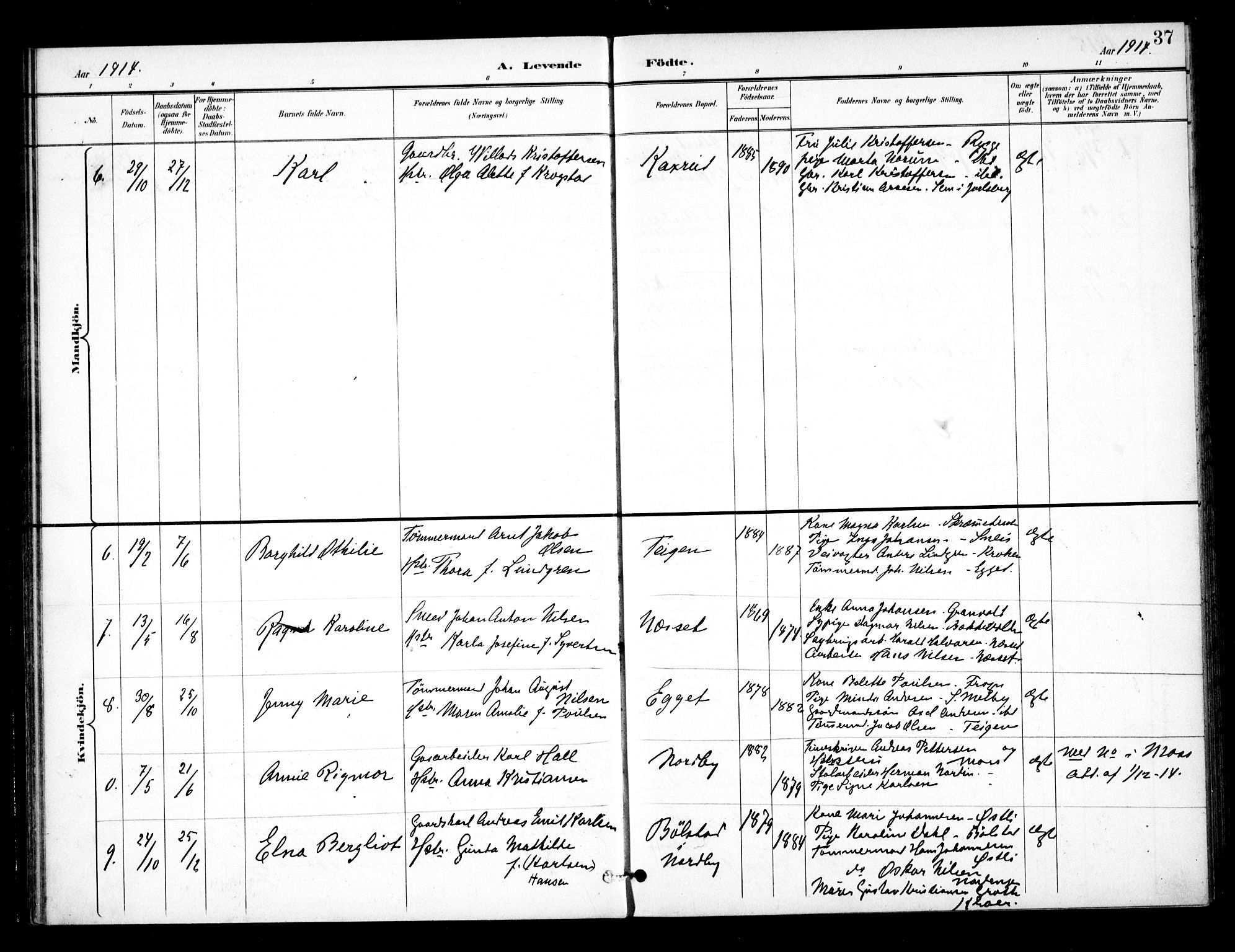 Ås prestekontor Kirkebøker, AV/SAO-A-10894/F/Fb/L0002: Parish register (official) no. II 2, 1895-1916, p. 37