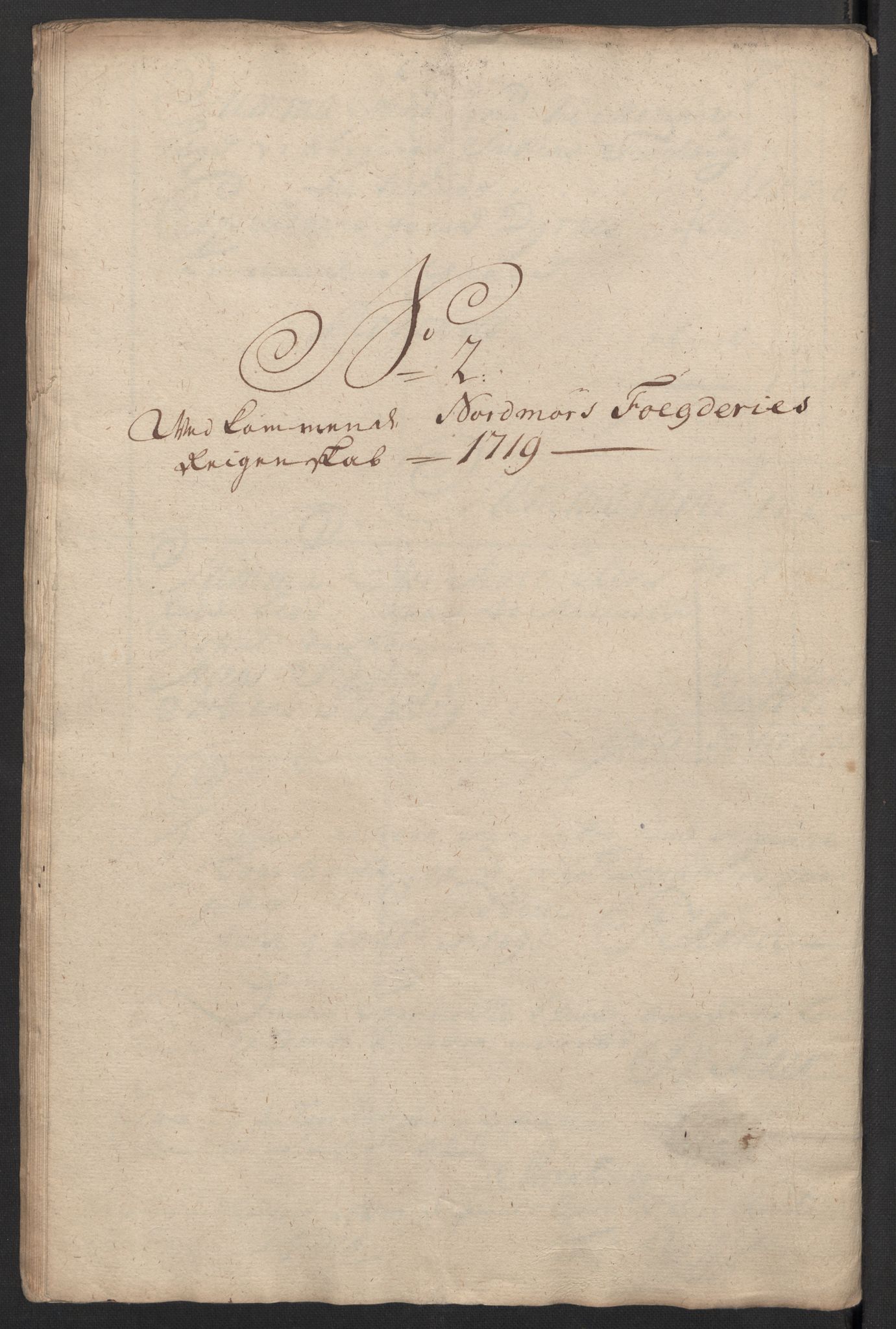 Rentekammeret inntil 1814, Reviderte regnskaper, Fogderegnskap, AV/RA-EA-4092/R56/L3752: Fogderegnskap Nordmøre, 1719, p. 101