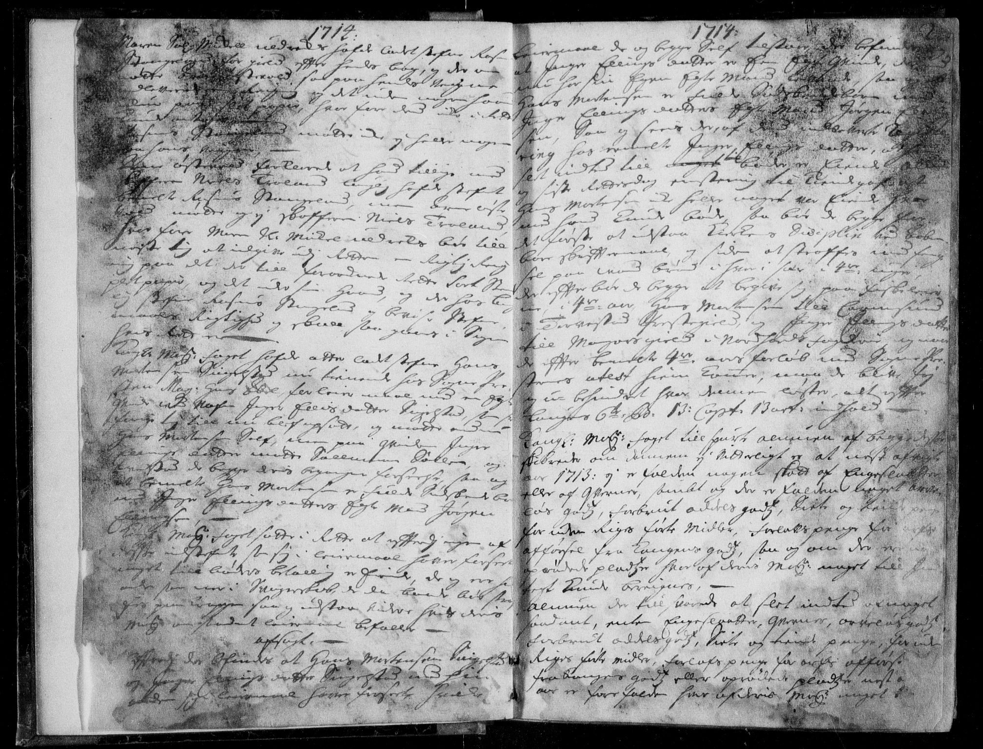 Sunnhordland sorenskrivar, SAB/A-2401/1/F/Faa/L0031: Tingbøker, 1714-1716, p. 1b-2a