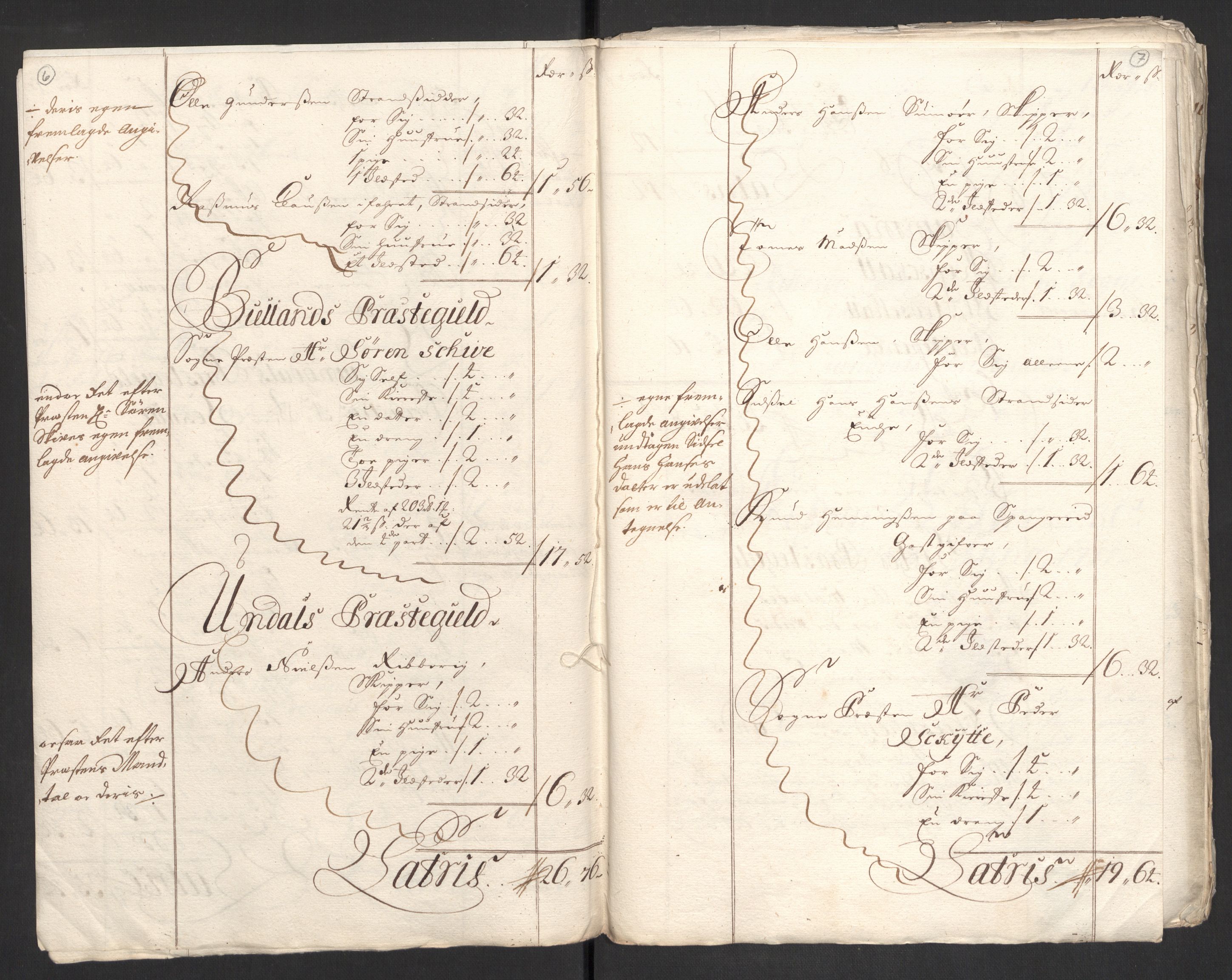 Rentekammeret inntil 1814, Reviderte regnskaper, Fogderegnskap, AV/RA-EA-4092/R43/L2554: Fogderegnskap Lista og Mandal, 1711, p. 44