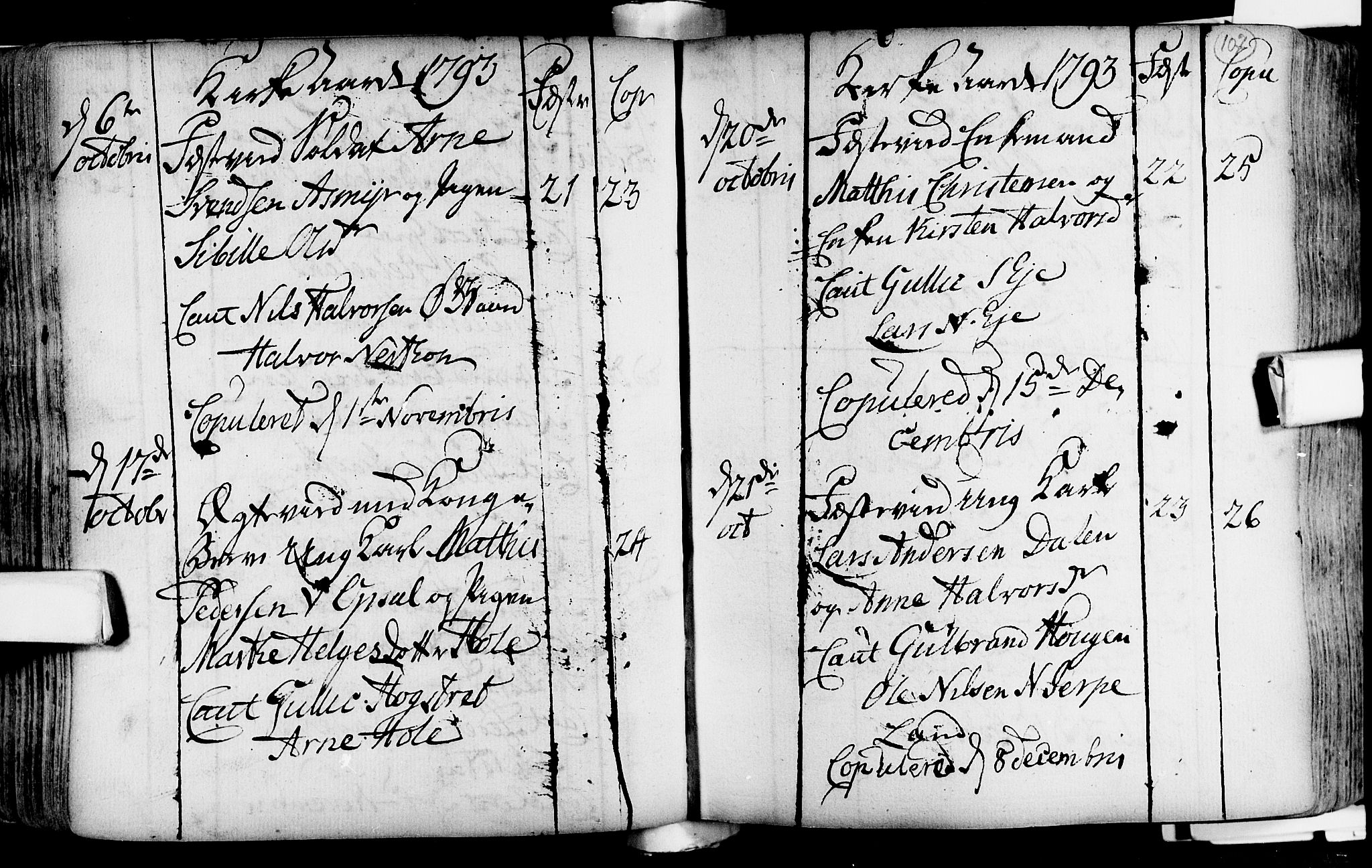 Lardal kirkebøker, AV/SAKO-A-350/F/Fa/L0004: Parish register (official) no. i 4, 1733-1815, p. 107