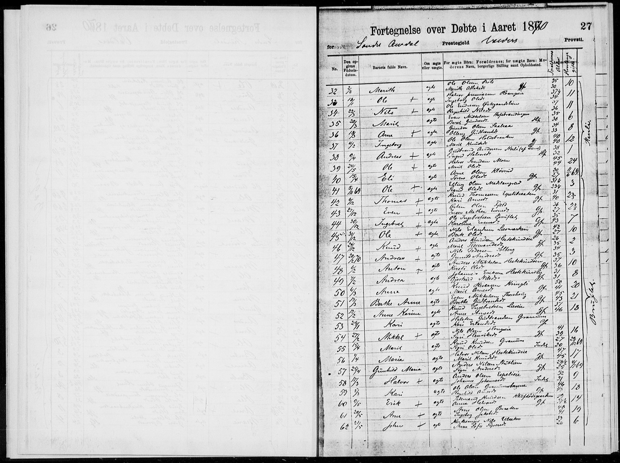 Sør-Aurdal prestekontor, AV/SAH-PREST-128/H/Ha/Haa/L0000: Parish register (official), 1866-1872, p. 27