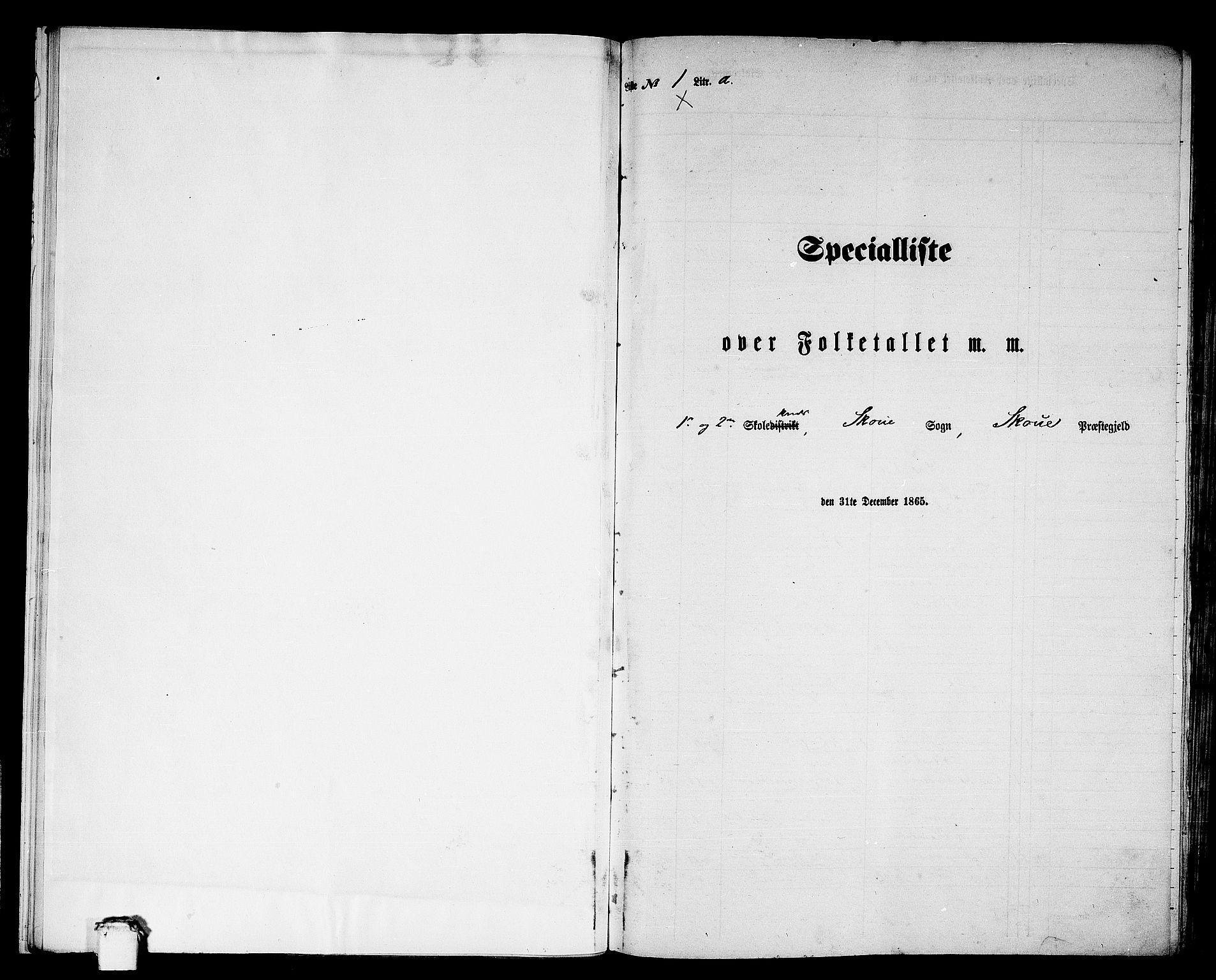 RA, 1865 census for Skodje, 1865, p. 13