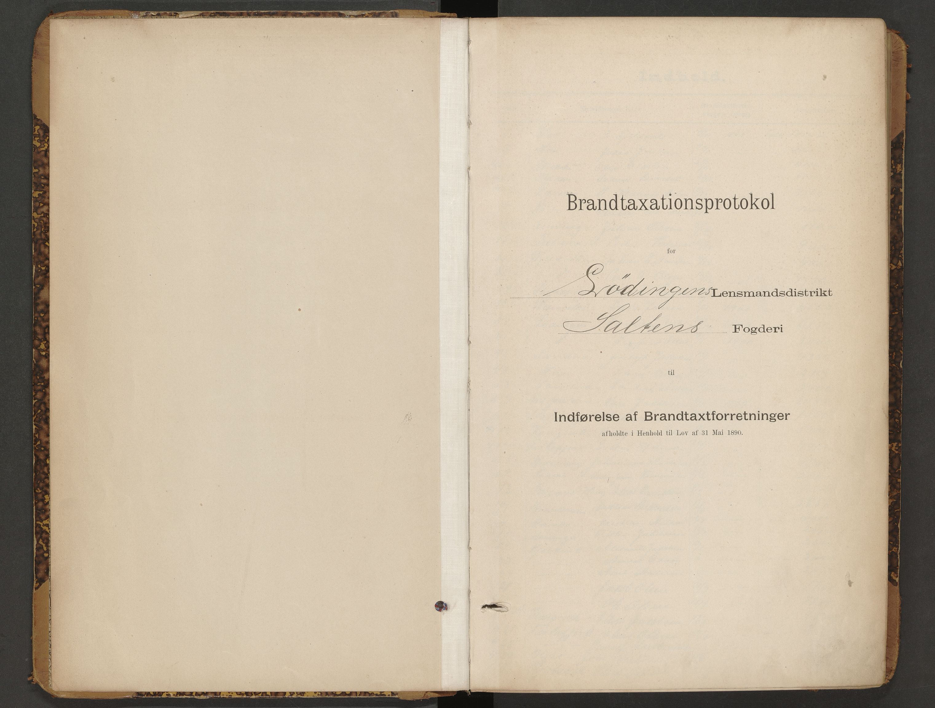 Norges Brannkasse Lødingen og Tjeldsund, AV/SAT-A-5583/Fb/L0002: Branntakstprotokoll, 1899-1904